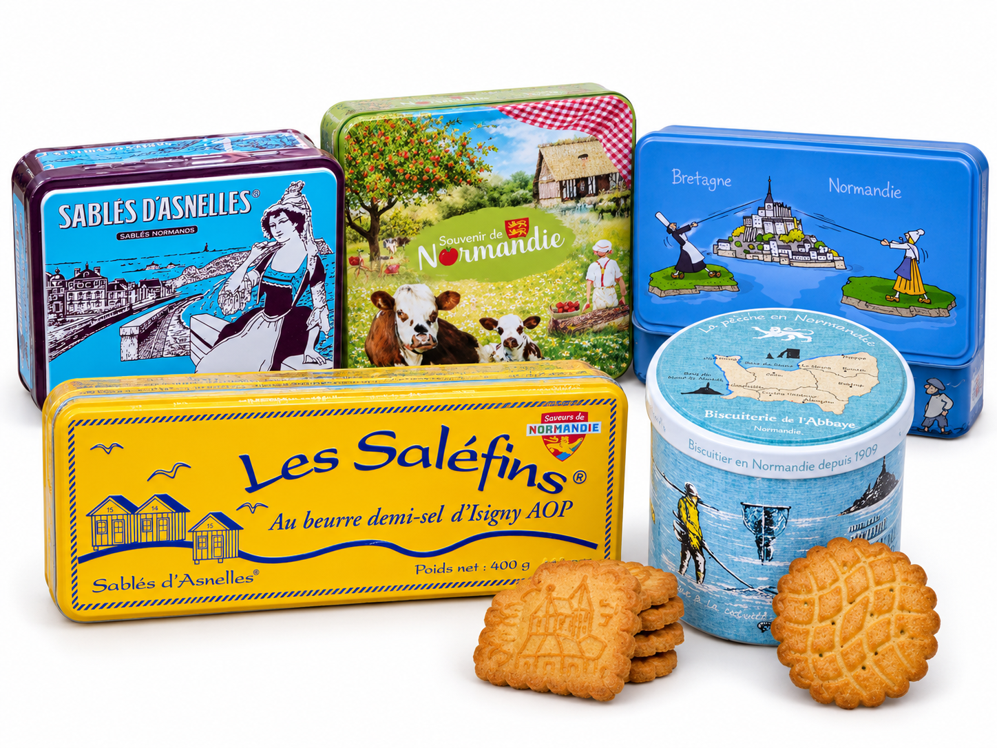Boîtes métal de biscuits