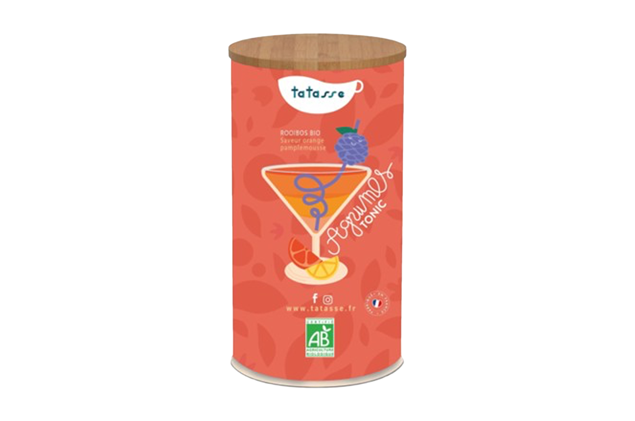 Agrumes Tonic - Rooibos bio saveur orange - pamplemousse 100G