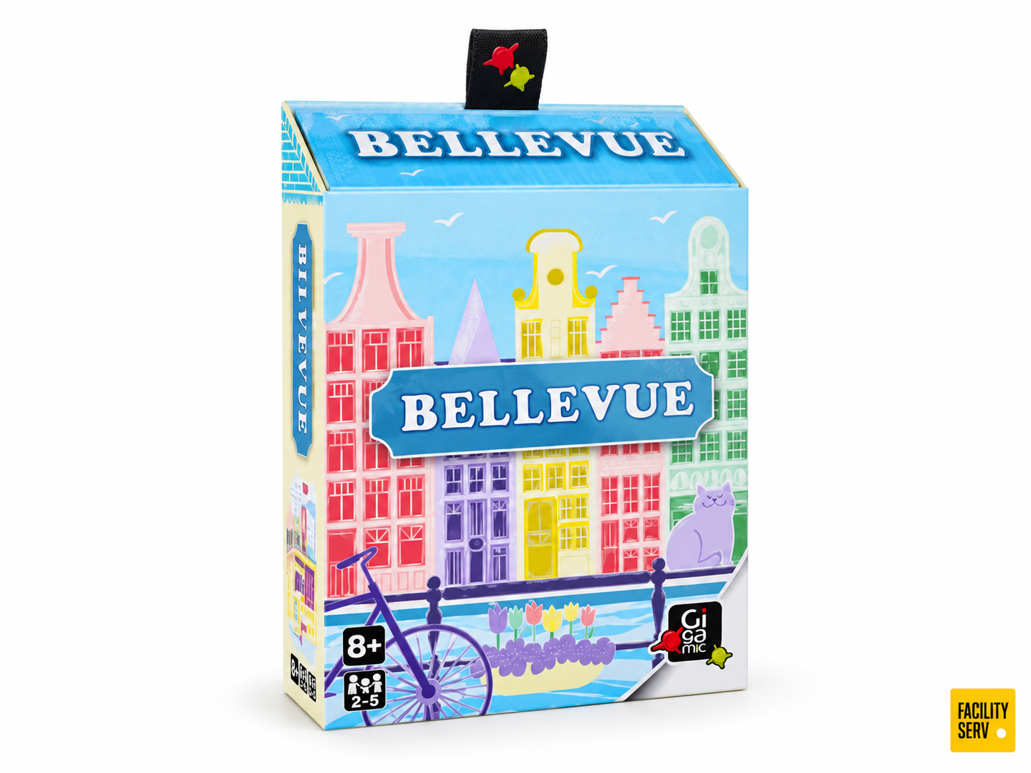 Bellevue — Jeu familial et stratégique de pose de cartes — Gigamic