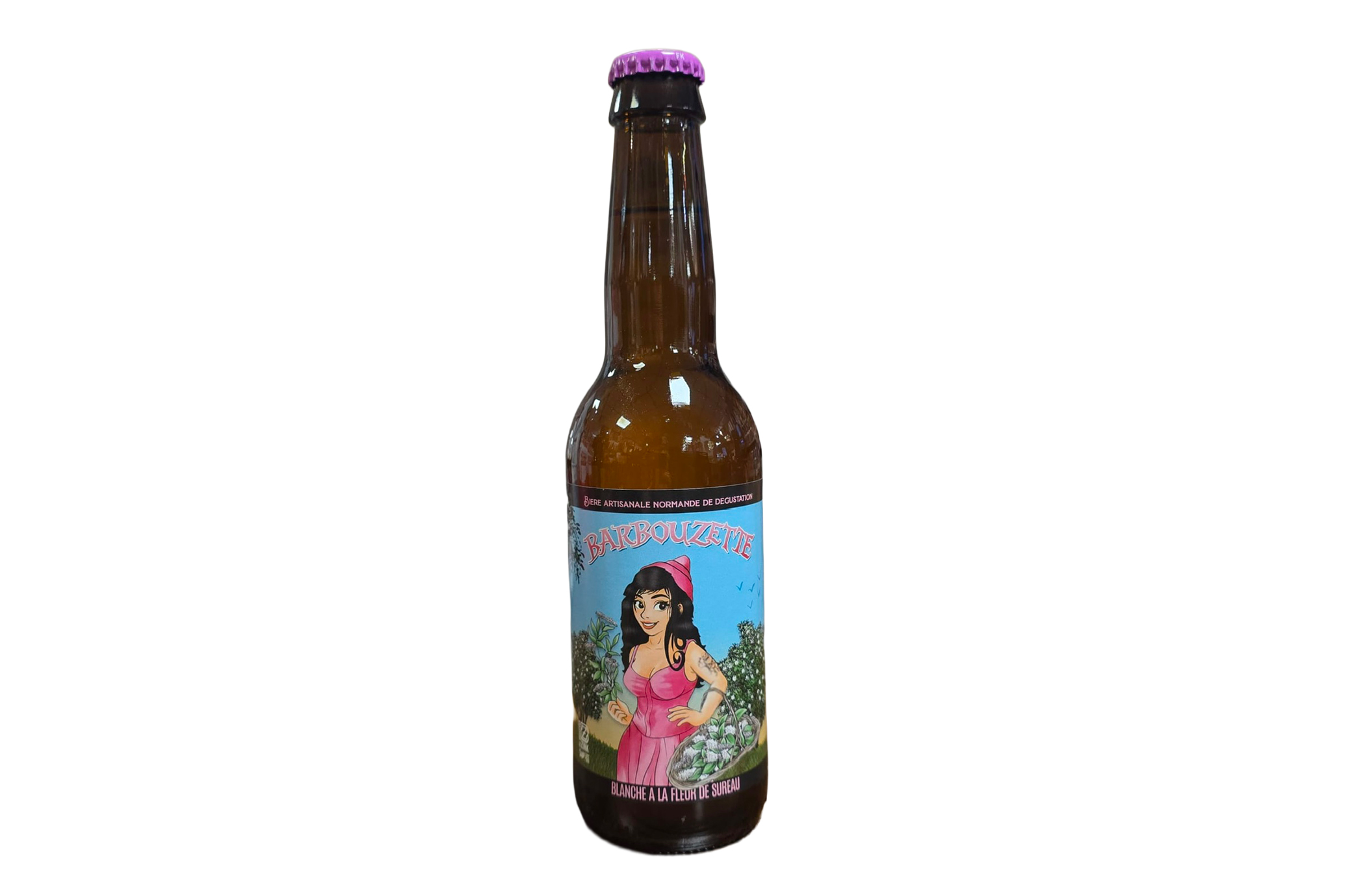 Bière Barbouzette – Bière Blanche à la Fleur de Sureau