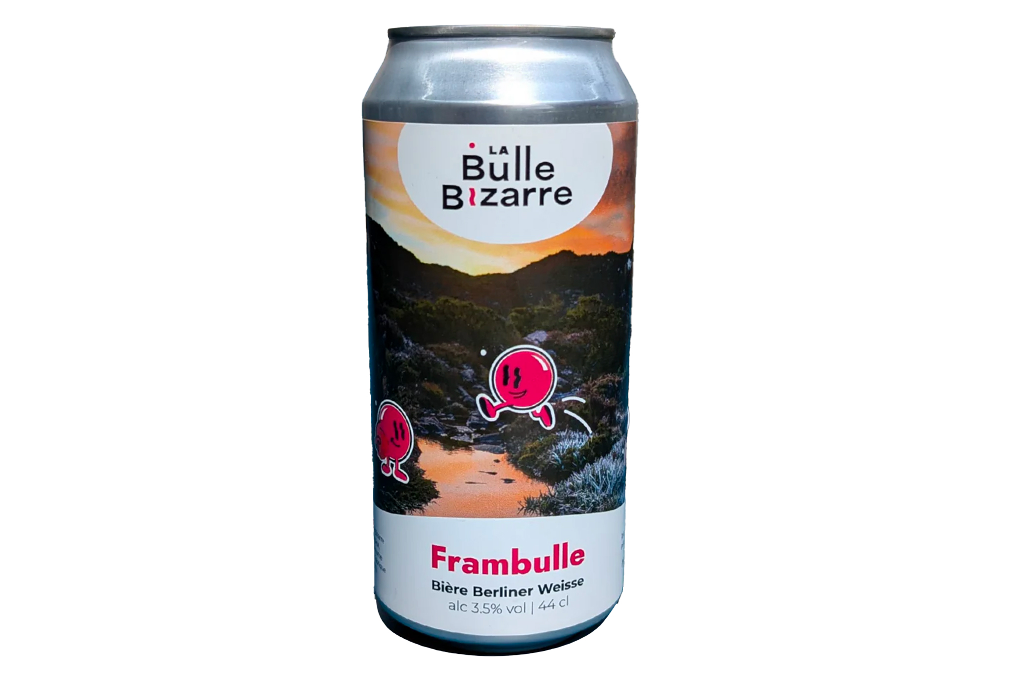 Bière Canette FRAMBULLE Berliner Weisse framboise 44cl