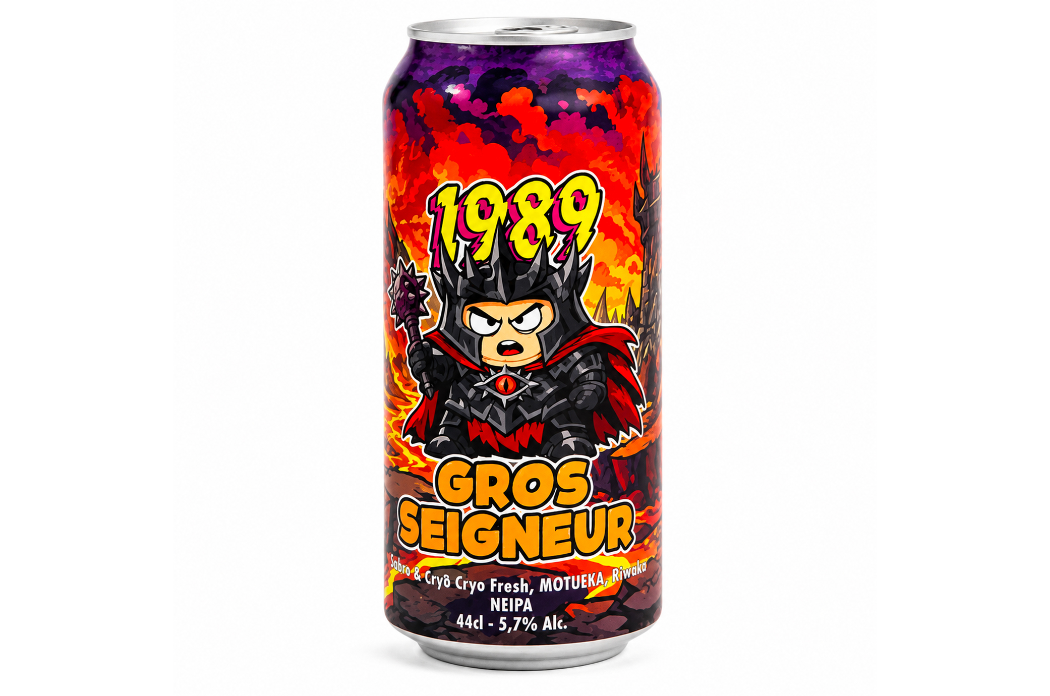 Bière Canette Gros Seigneur 44 cl - 1989