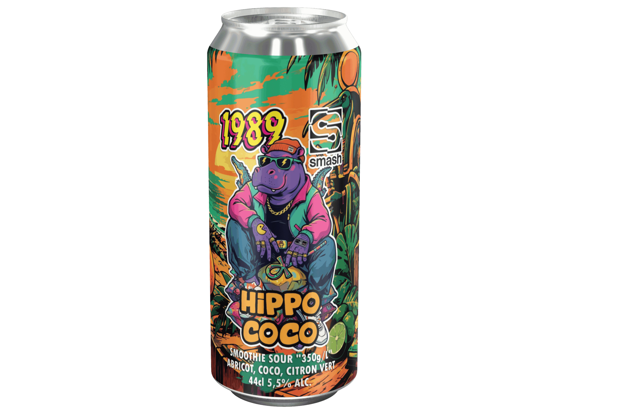 Bière Canette Hippo Coco – Smoothie Sour 44cl – 1989