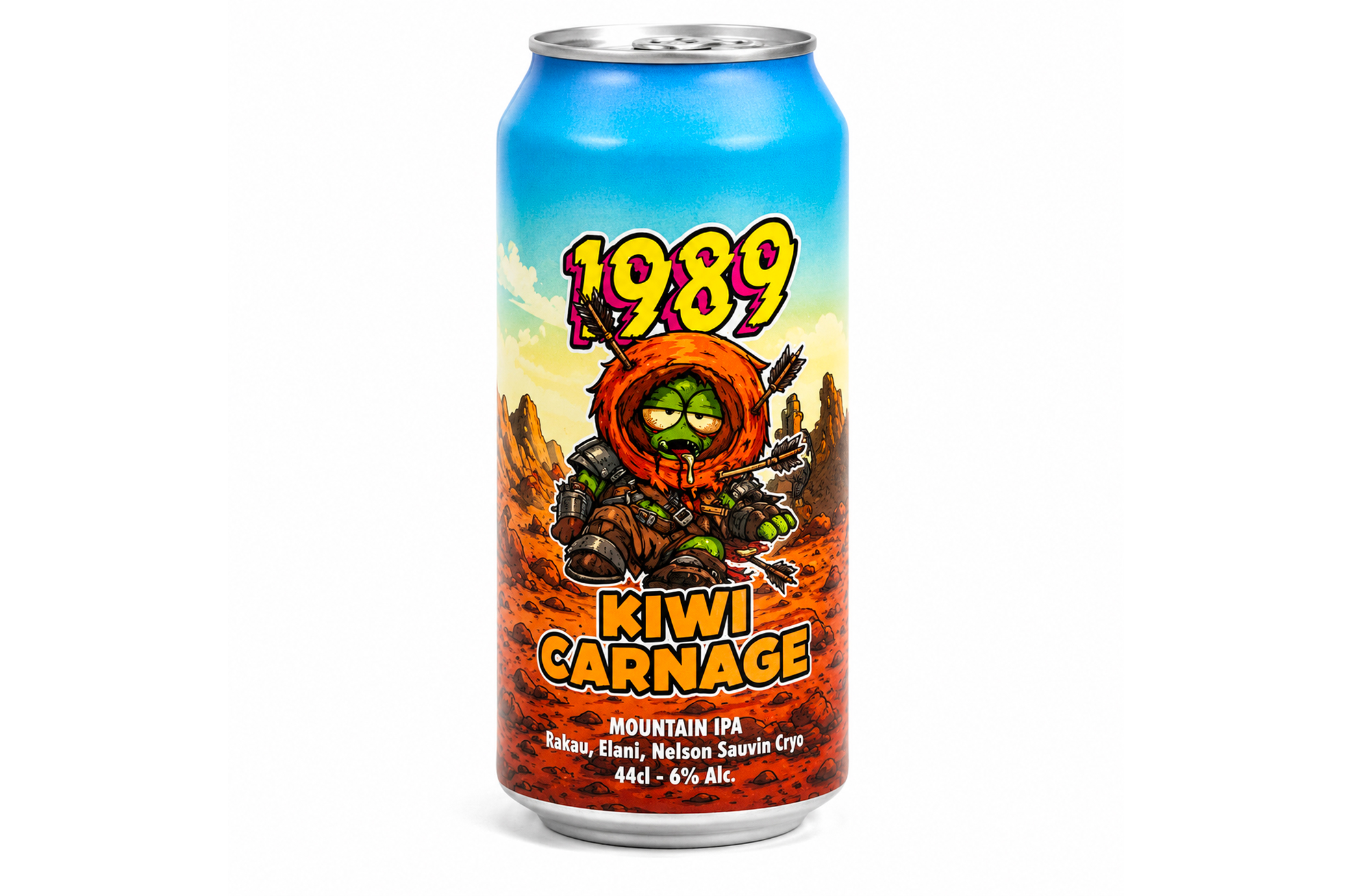 Bière Canette Kiwi Carnage 44 cl - 1989