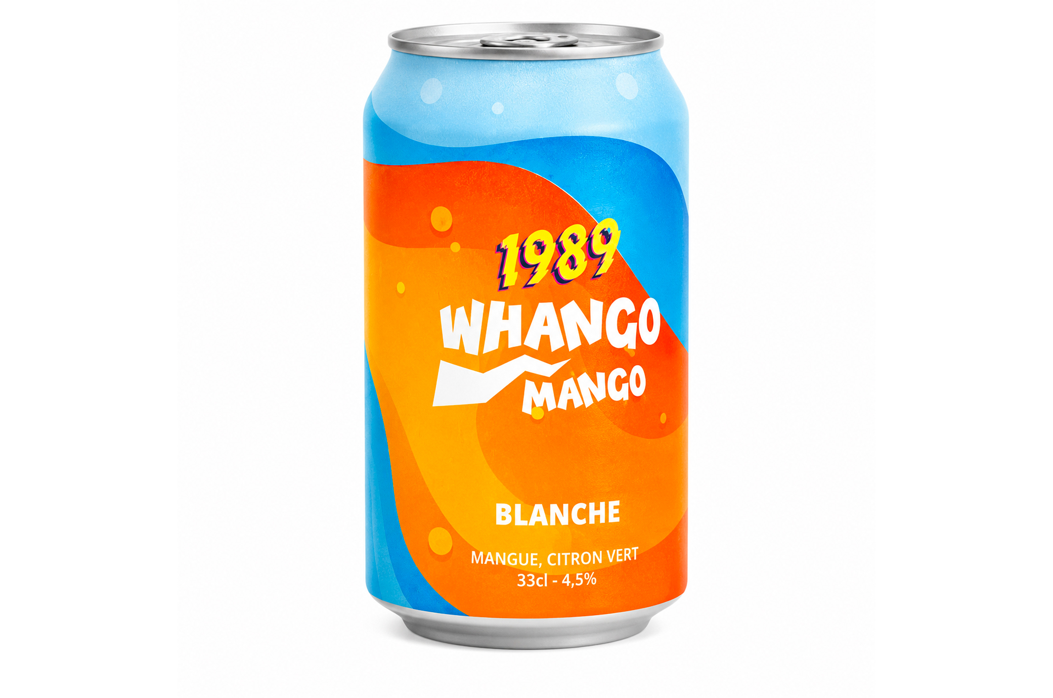 Bière Canette Whango Mango 33 cl - 1989
