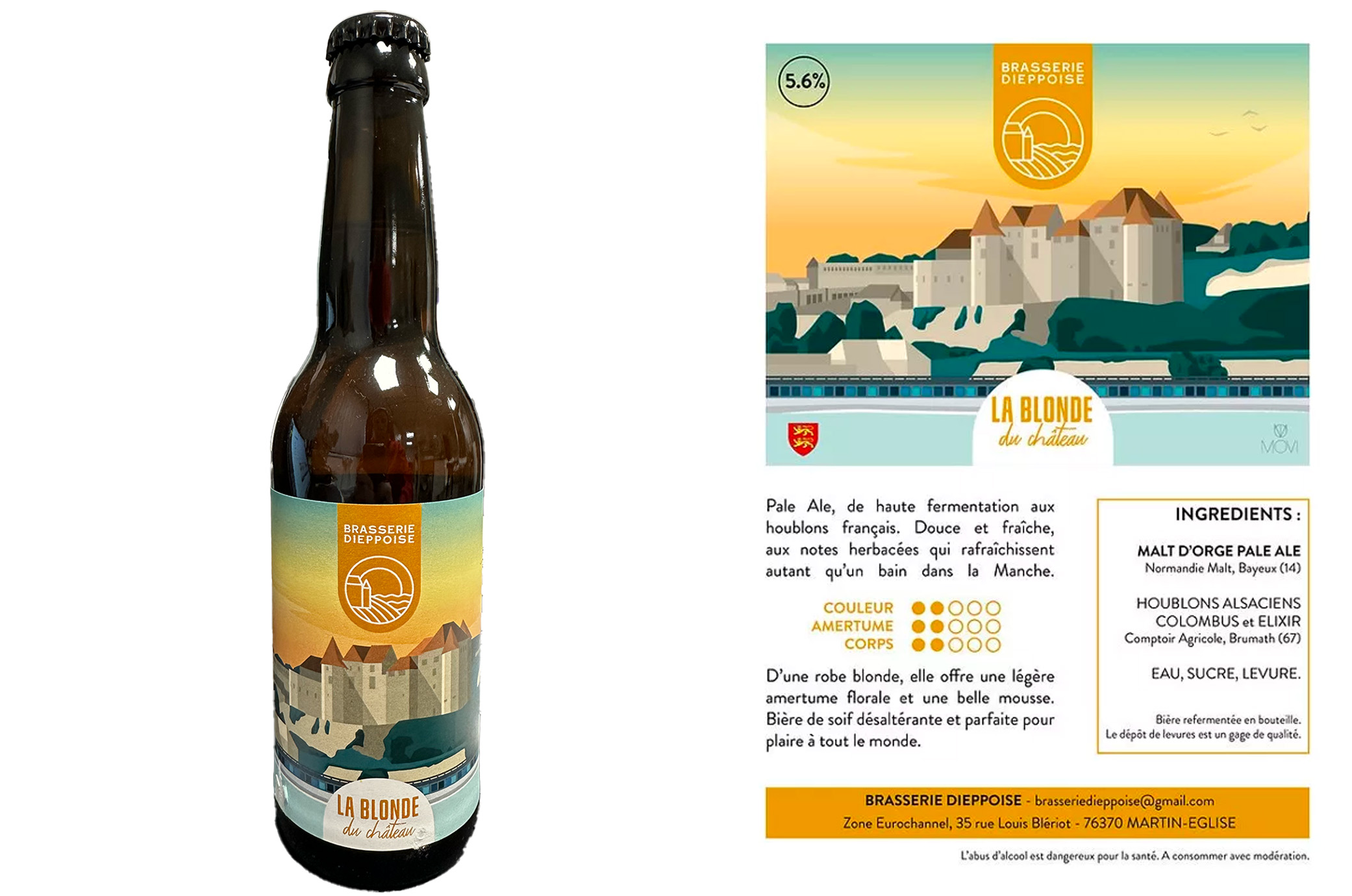 Bière la Blonde du Chêteau - 5.6 % - 33cl