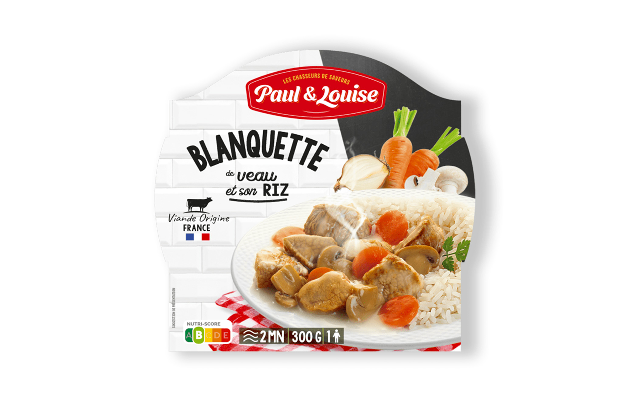 Blanquette de veau et son riz (300g)