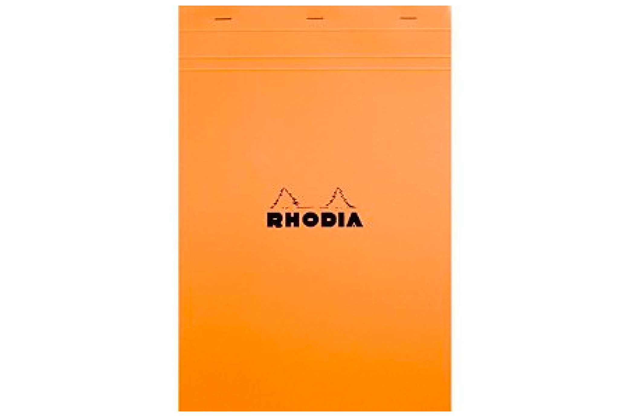 📝 Bloc-notes Rhodia N°19 Orange – 21 × 31,8 cm – Quadrillé 5 × 5