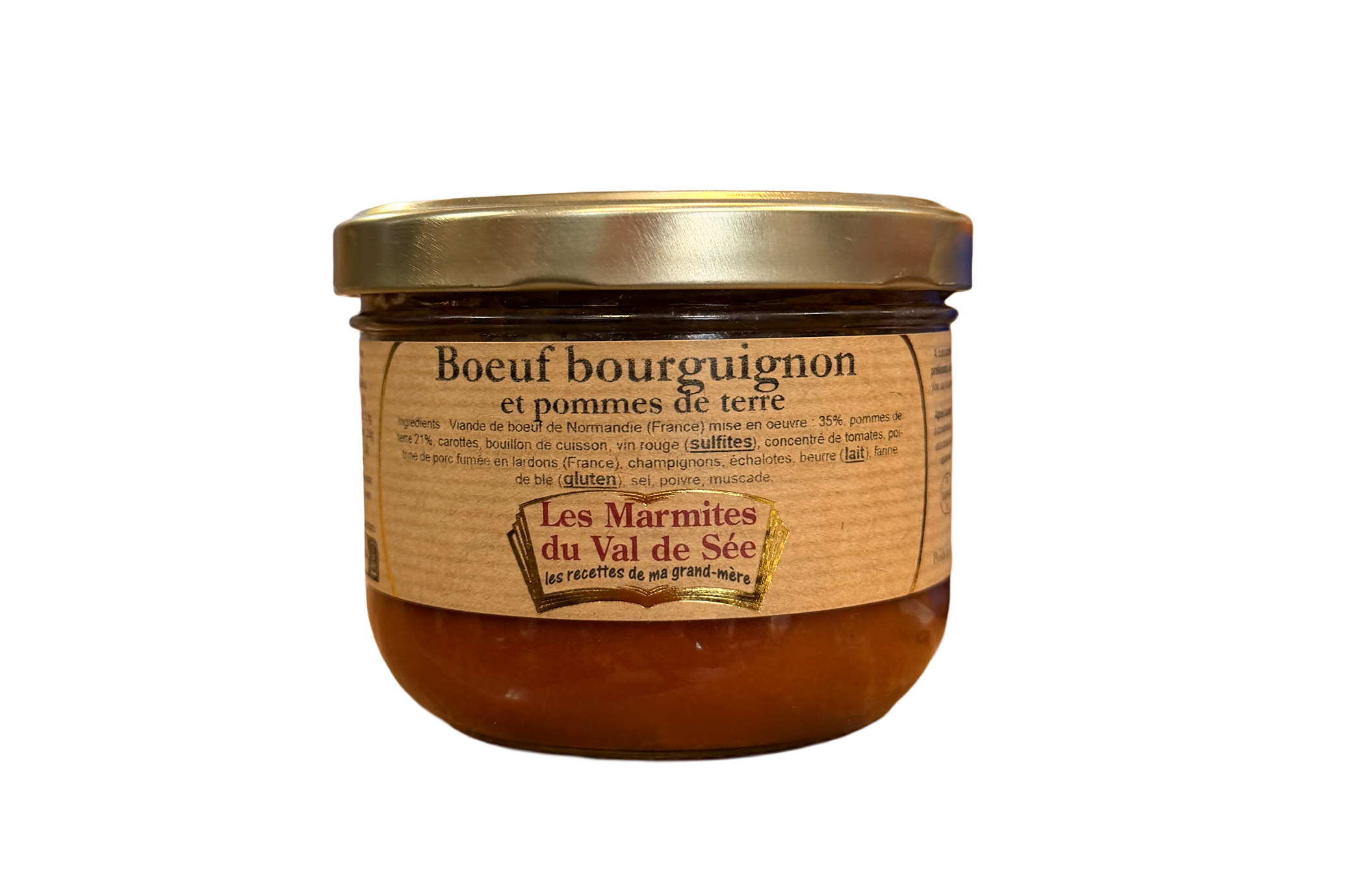 Bœuf bourguignon et pommes de terre – 380g (Val de see)