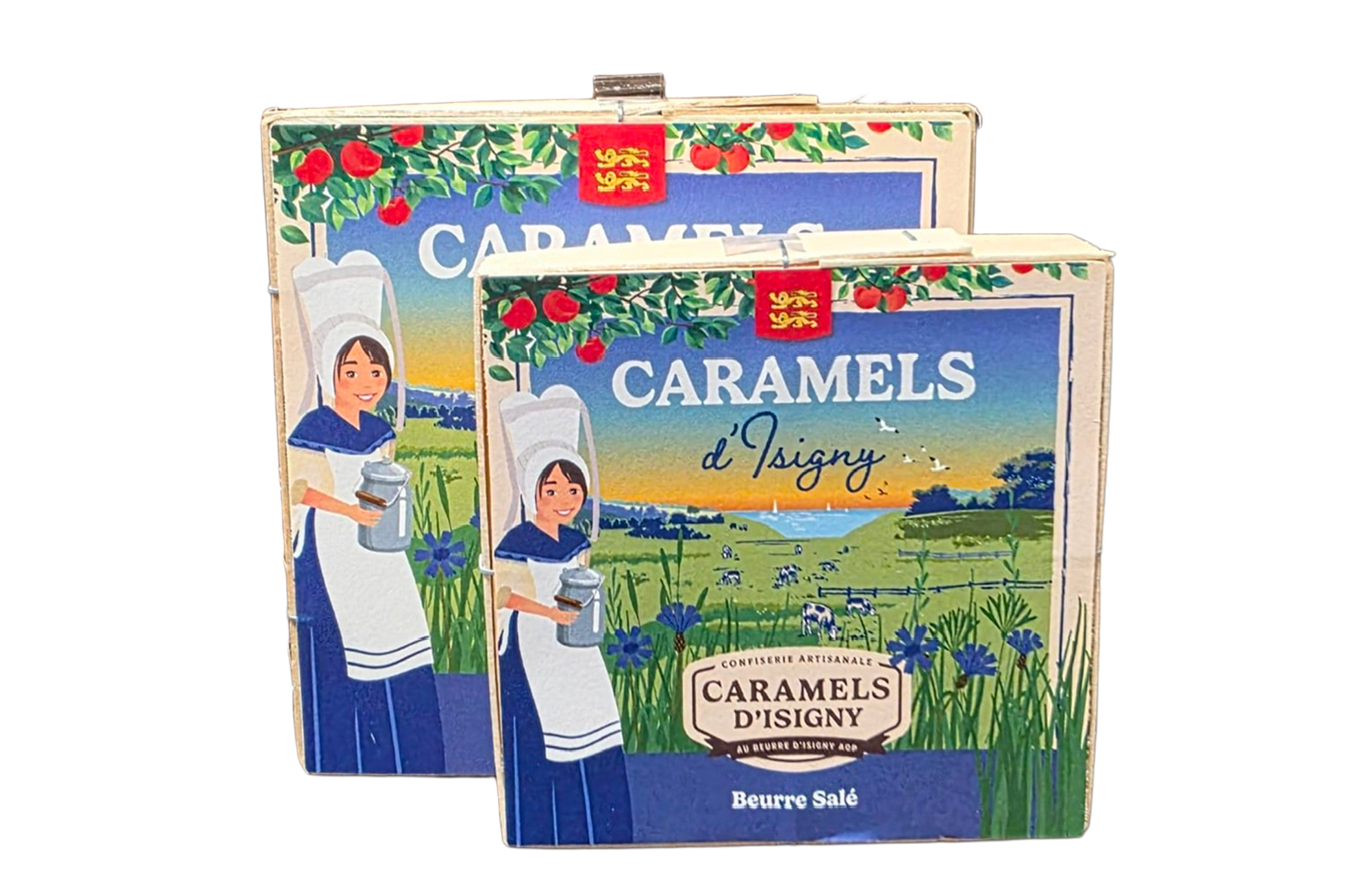 Boîte Carrée Caramels au Beurre Salé d'Isigny A.O.P.