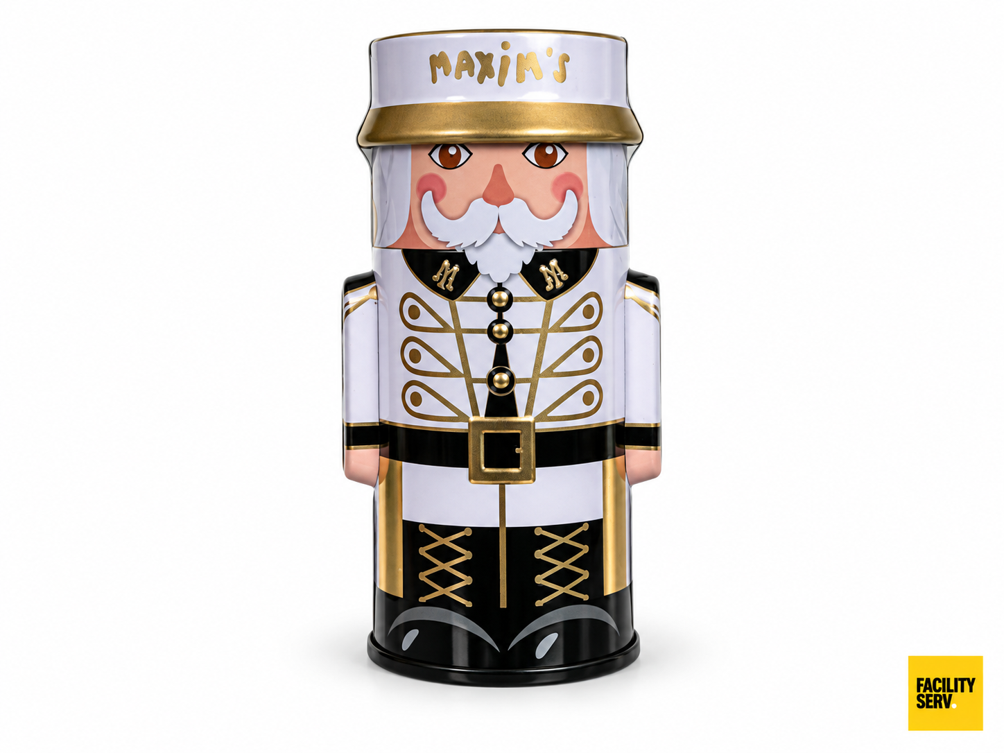 Boîte métal Mini groom Casse-Noisette blanc et doré – Maxim’s de Paris – 26 g