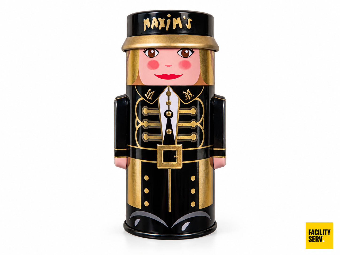 Boîte métal Mini groom Casse-Noisette noir et doré – Maxim’s de Paris – 26 g