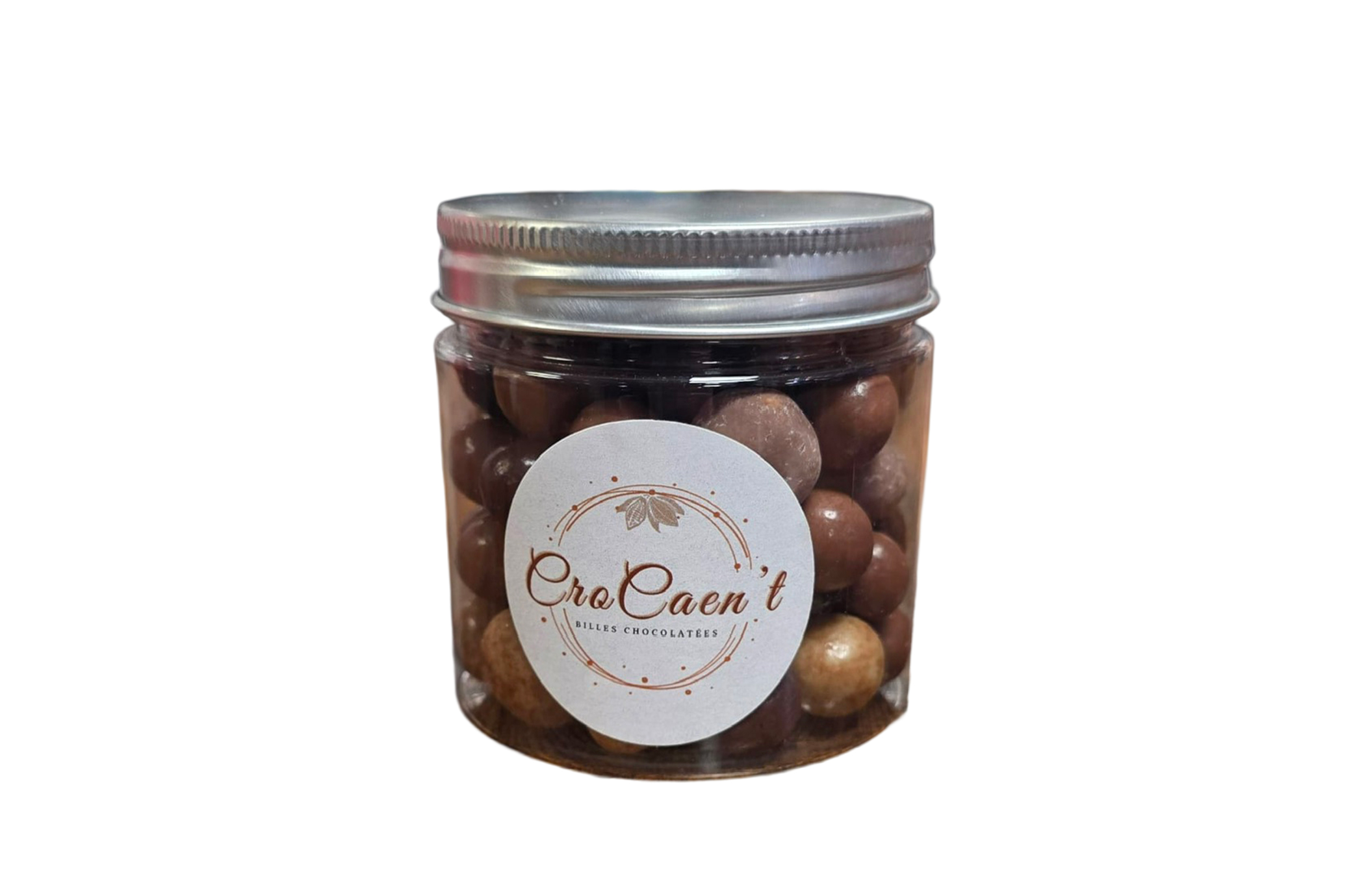 Boite ronde Billes Chocolatées 150g - CroCaen't