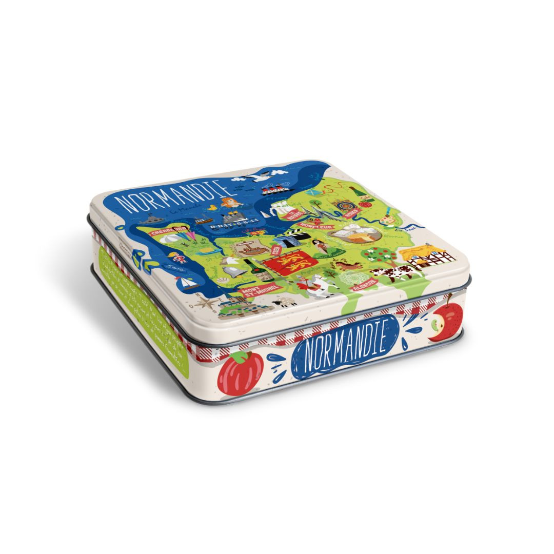 Boîte Sablés CARTE NORMANDIE 150G