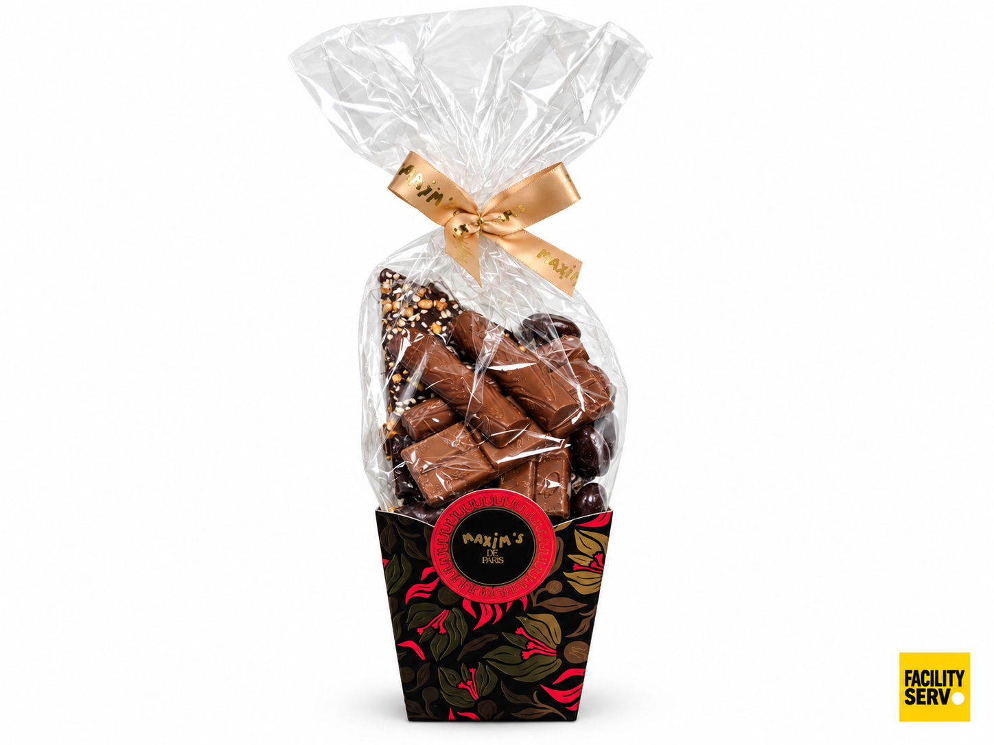 Bouquet de chocolats noir, lait et lait caramel – Maxim’s de Paris – 200 g
