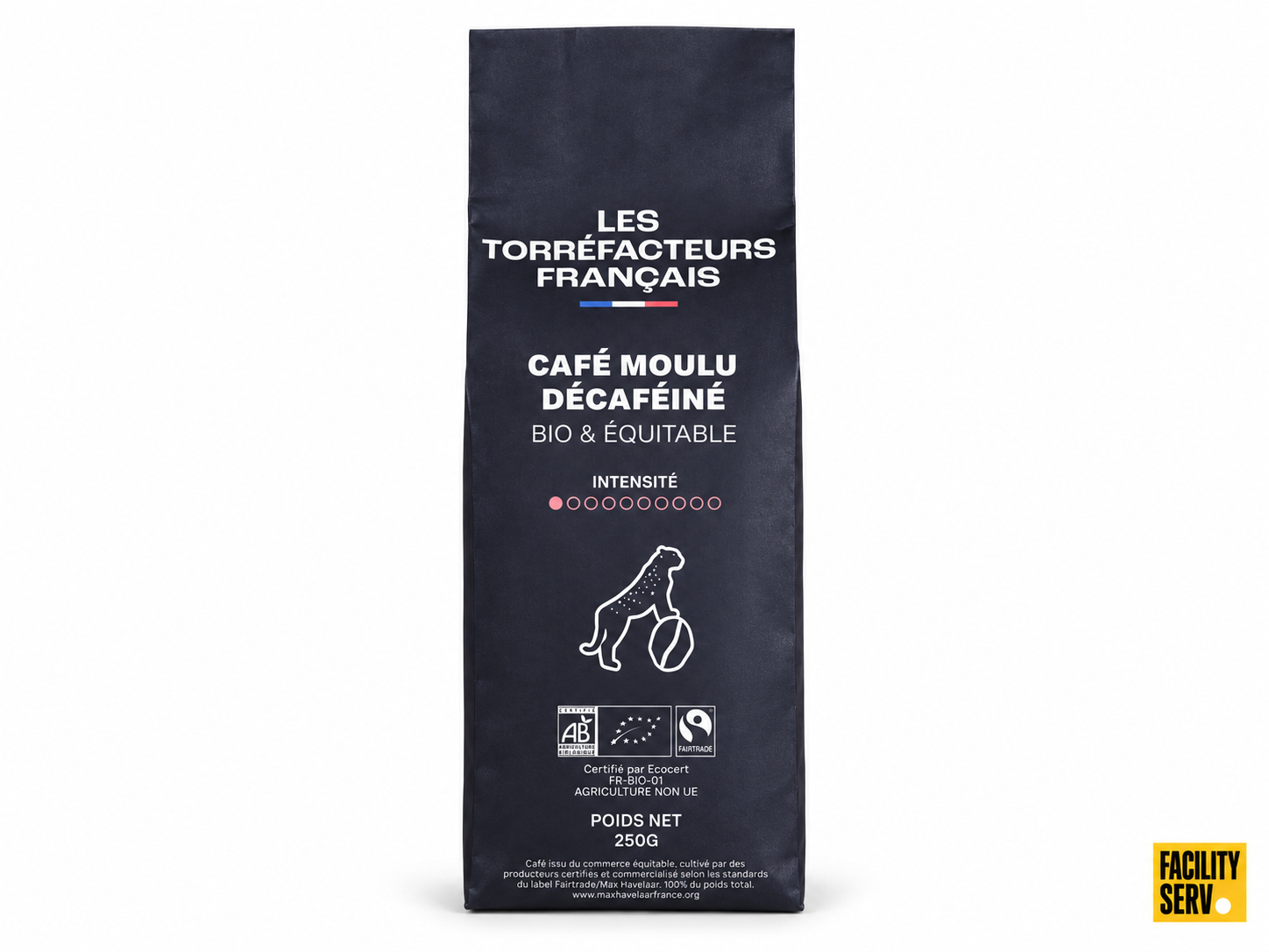 Café DECAFEINE moulu 250g