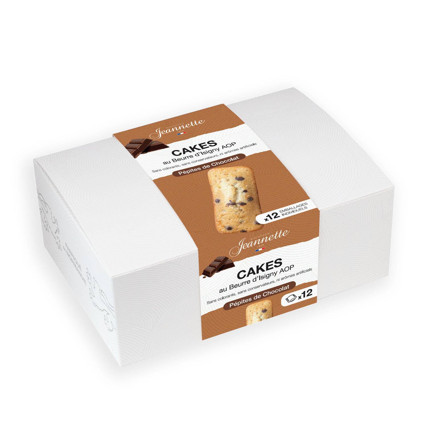 Cakes Pépites de Chocolat | Boîte Blanche 300g
