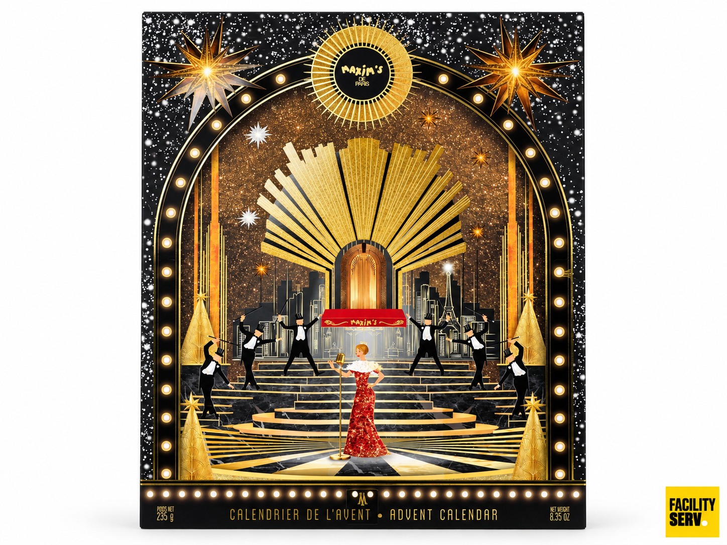 Calendrier de l’Avent 2026 « Cabaret parisien » — Maxim’s de Paris — 237 g