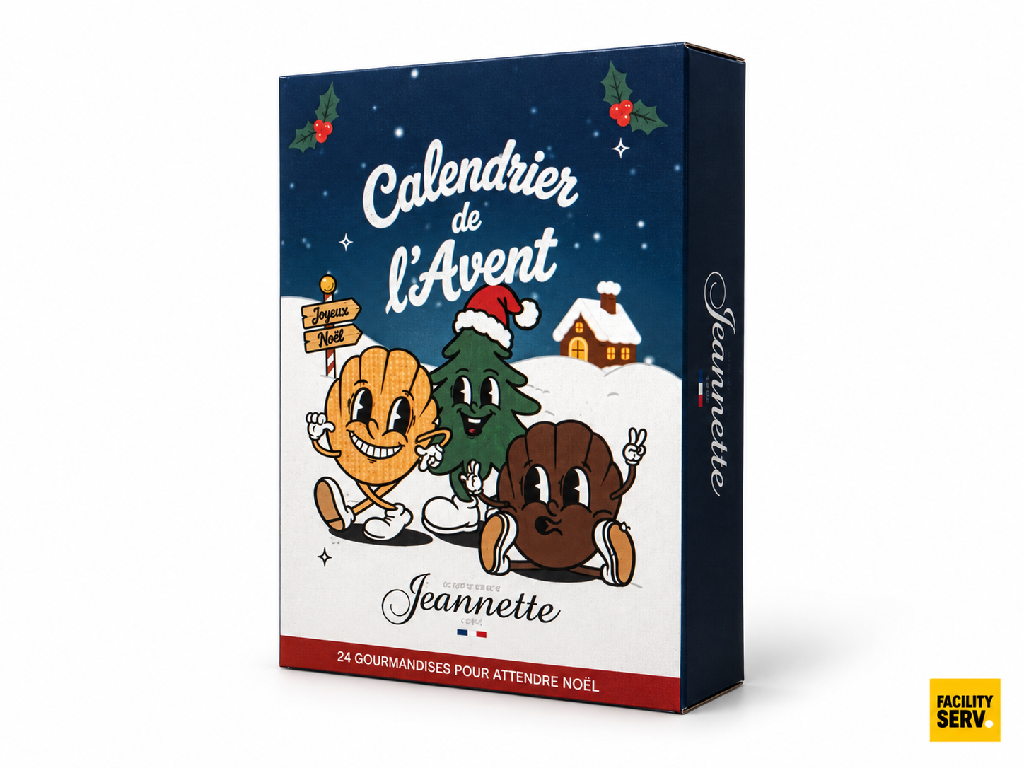 Calendrier de l’Avent Enfant 2026 – Assortiment de Noël – Jeannette 1850 – 600 g