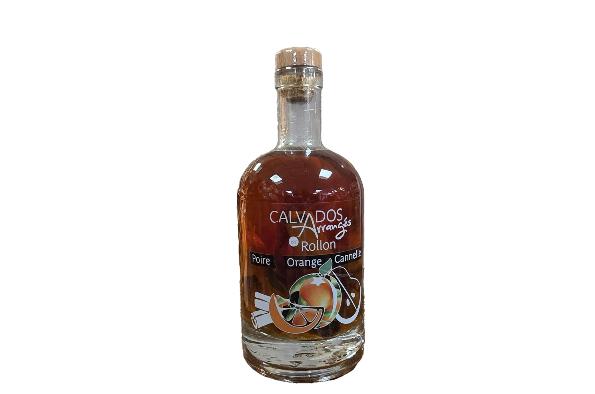 Calvados arrangé Poire orange cannelle 70cl