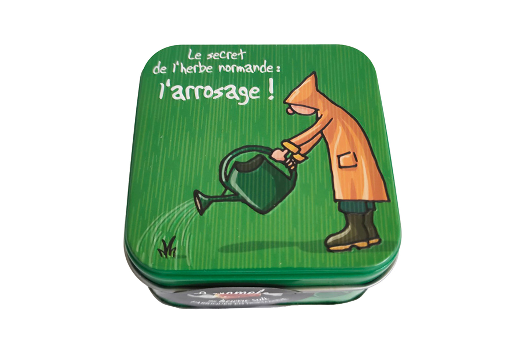 Boîte savon “L’Arrosage HIHIHI”  45g – Caramels au beurre salé