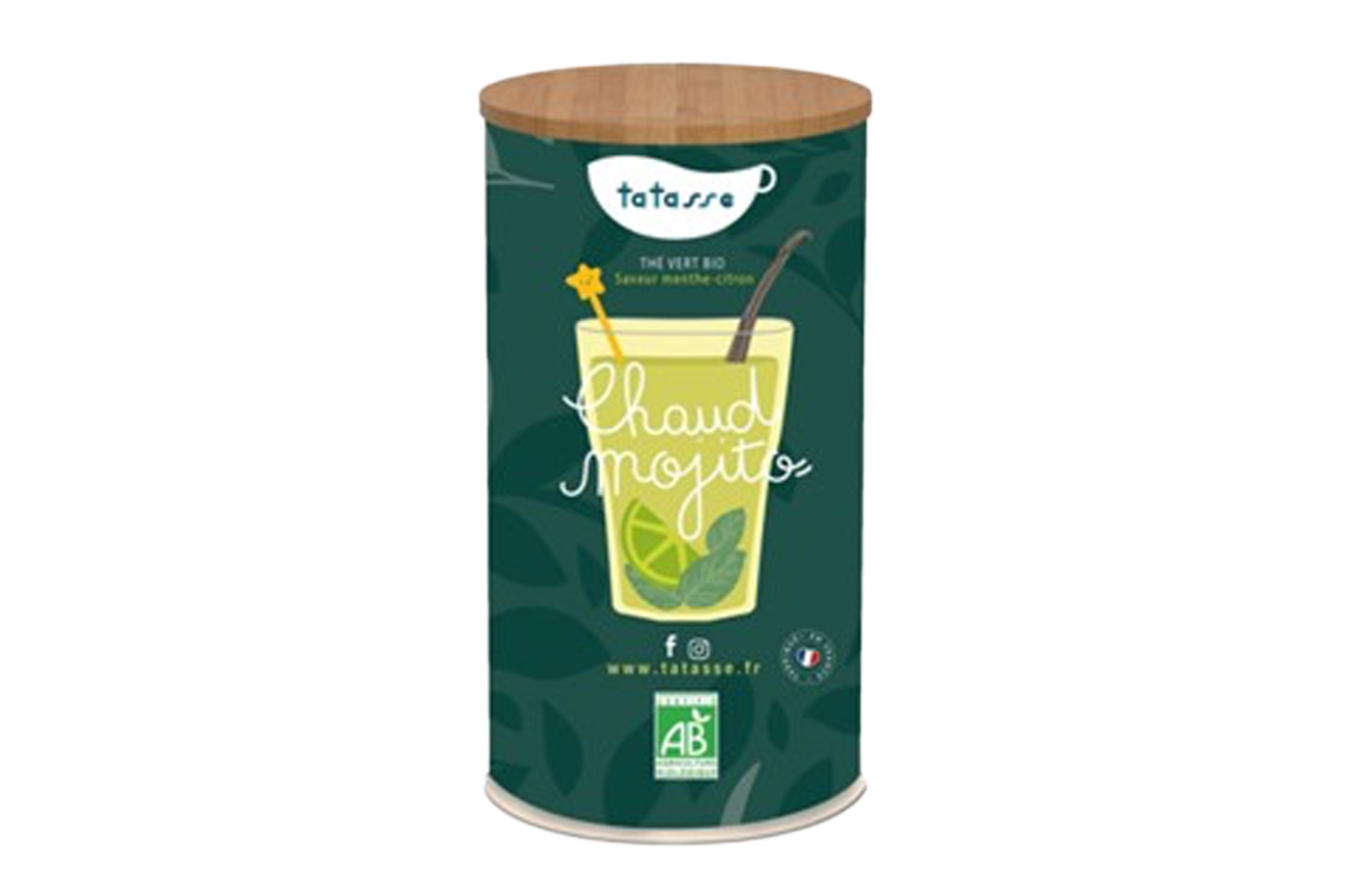 Chaud Mojito - Thé vert bio saveur menthe-citron 90g