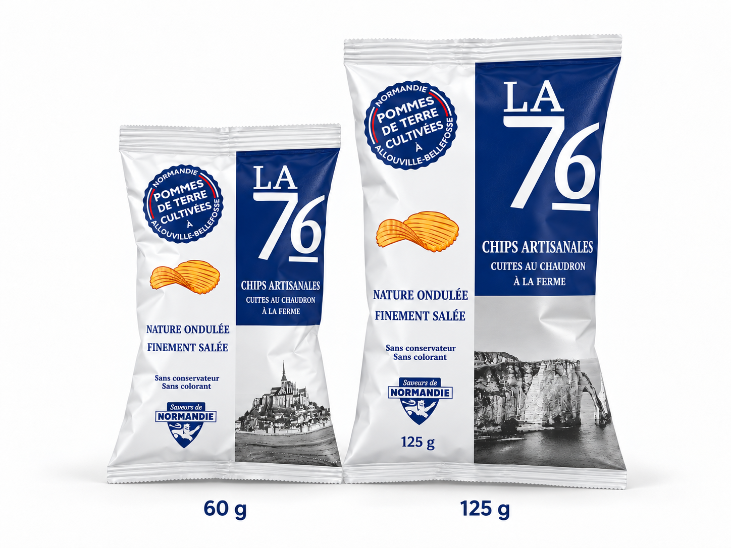 Chips - La 76 125g Nature Ondulée