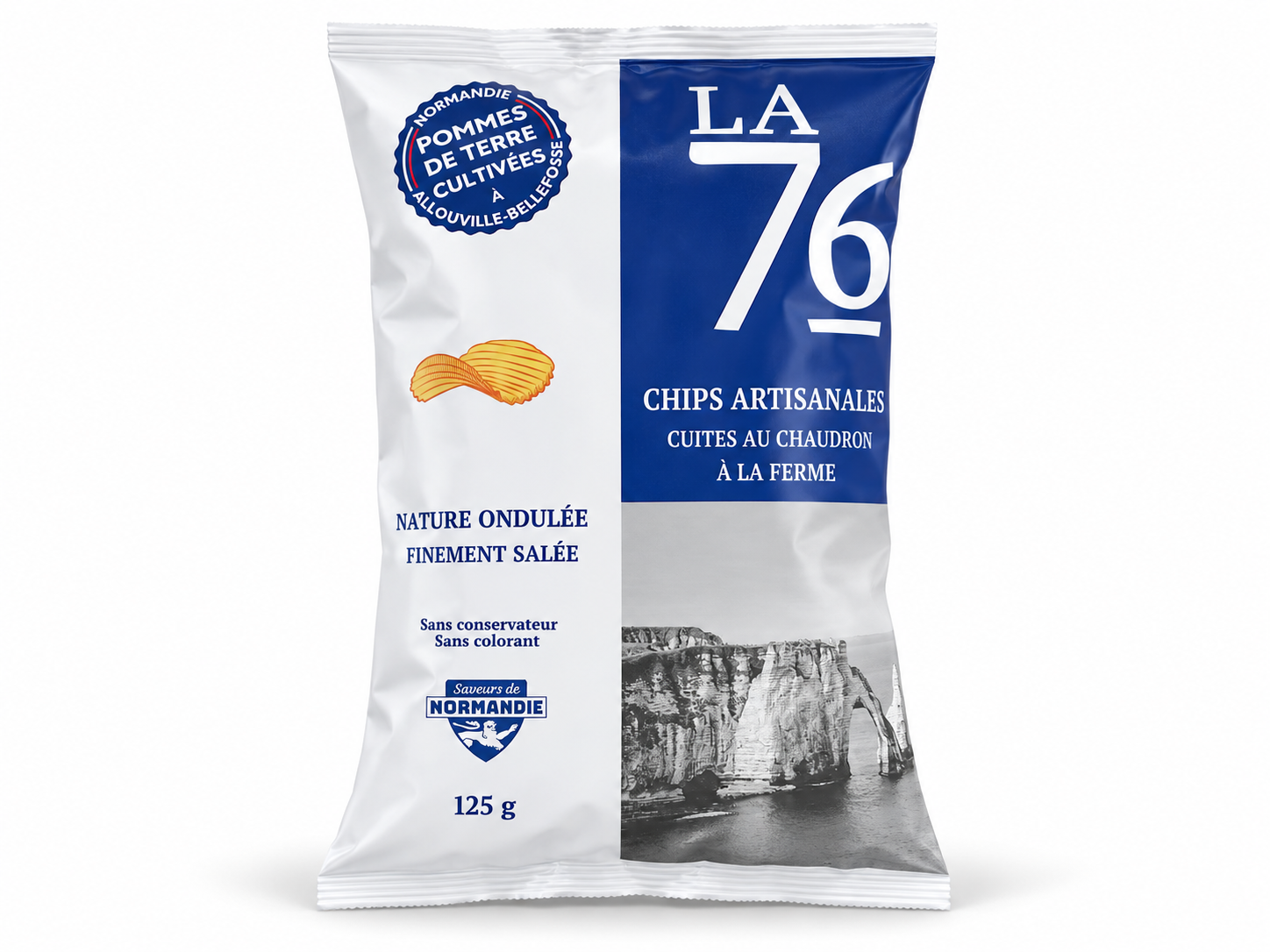 Chips - La 76 125g Nature Ondulée