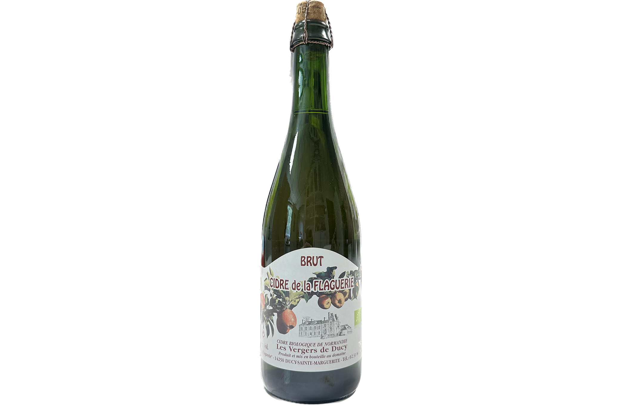 Cidre brut 75cl - LES VERGERS DE DUCY (14150)