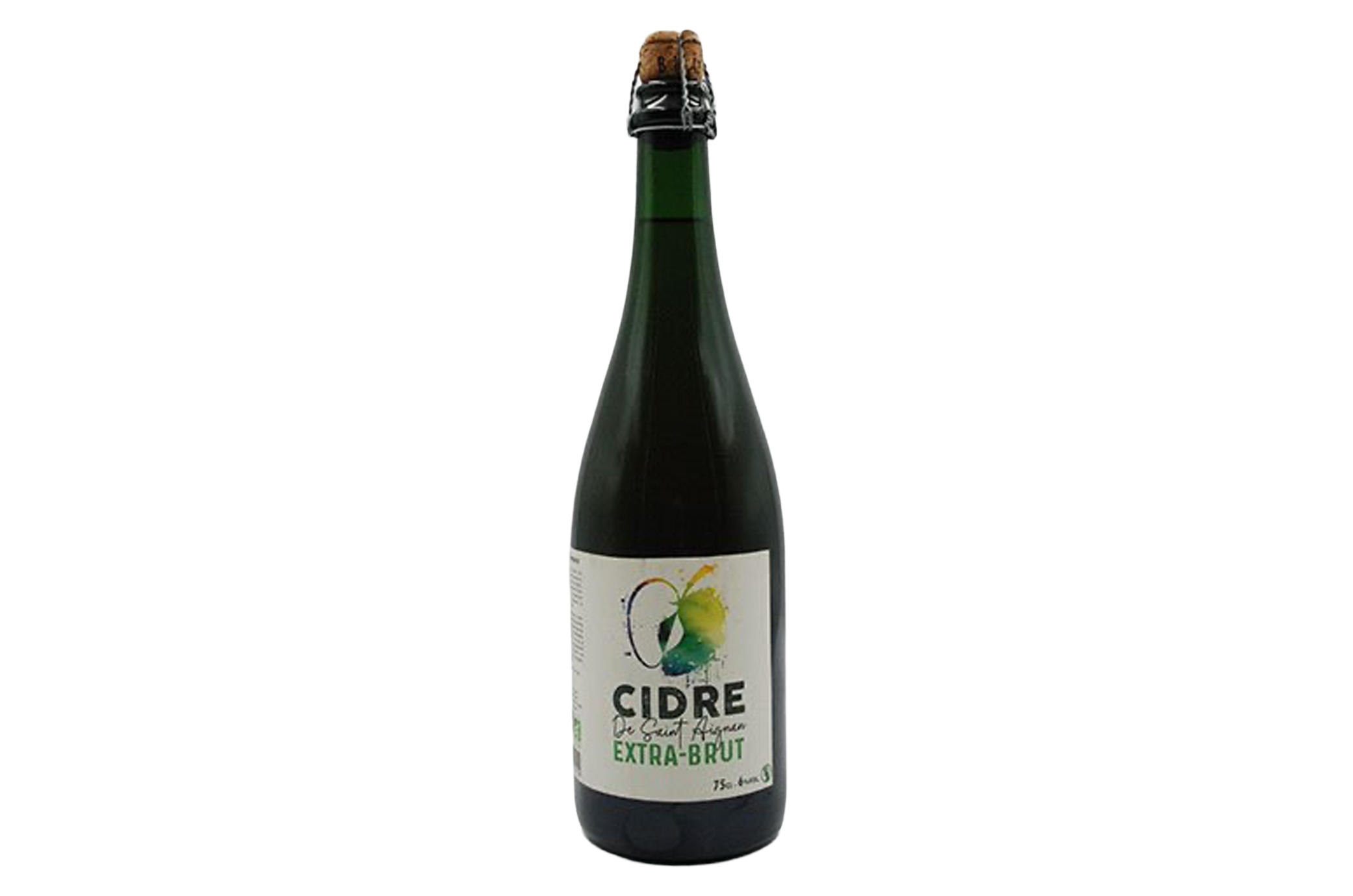 Cidre fermier BIO Extra Brut 75cl - Cidrerie ST AIGNAN SUR RY (76116)