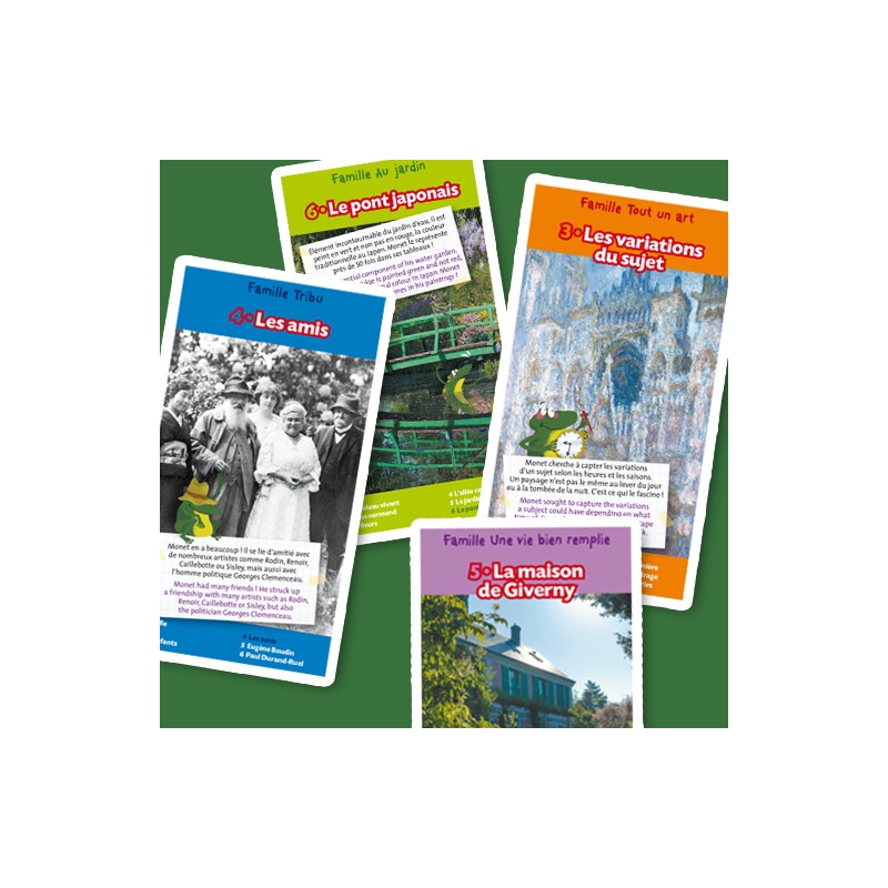 Claude Monet Giverny — Jeu des 7 familles — Dès 6 ans — La Petite Boîte