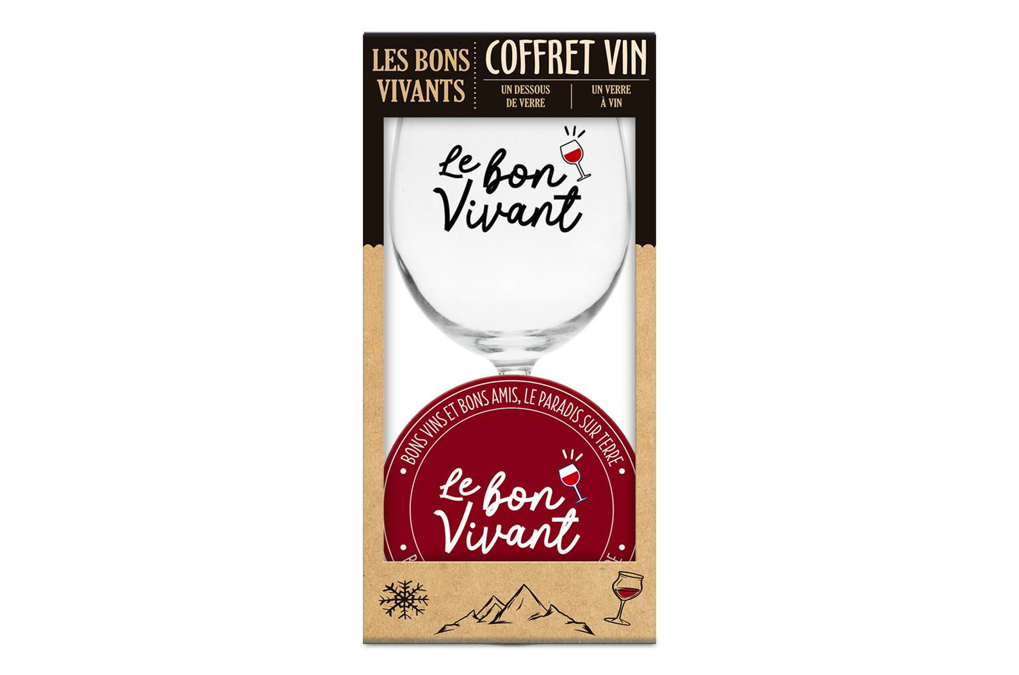 Coffret vin "le bon vivant"