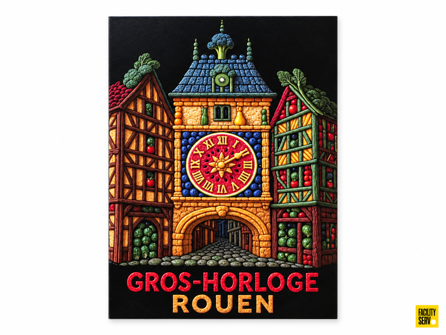 Collection de cartes postales « La Normandie » — Collection Arcimboldo — Gros-Horloge