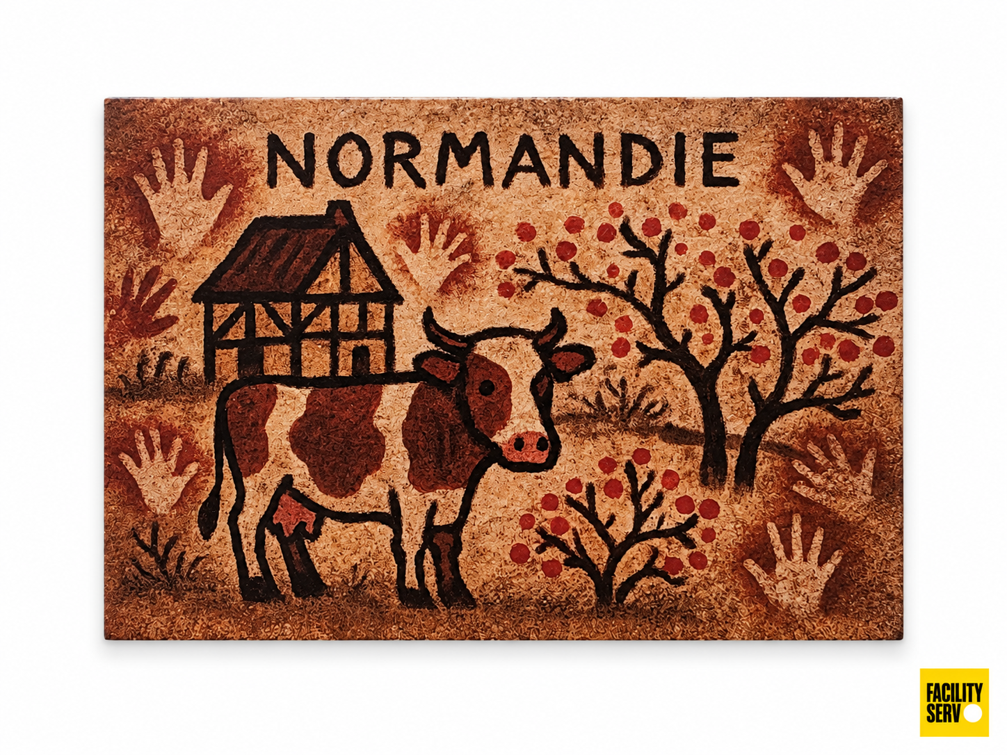 Collection de cartes postales « La Normandie » — Collection Art rupestre — Vache