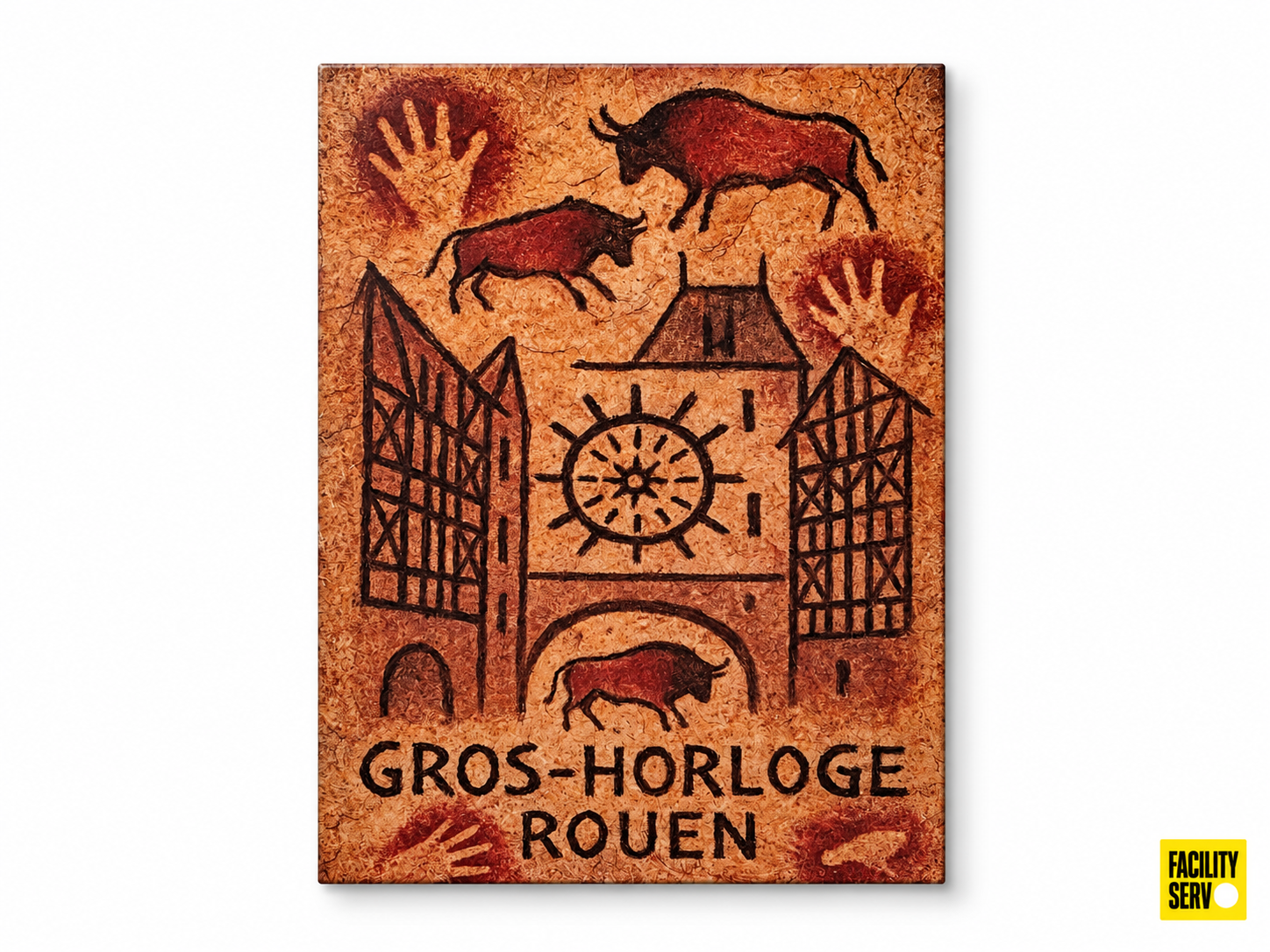 Collection de cartes postales « La Normandie » — Collection Art rupestre — Gros-Horloge