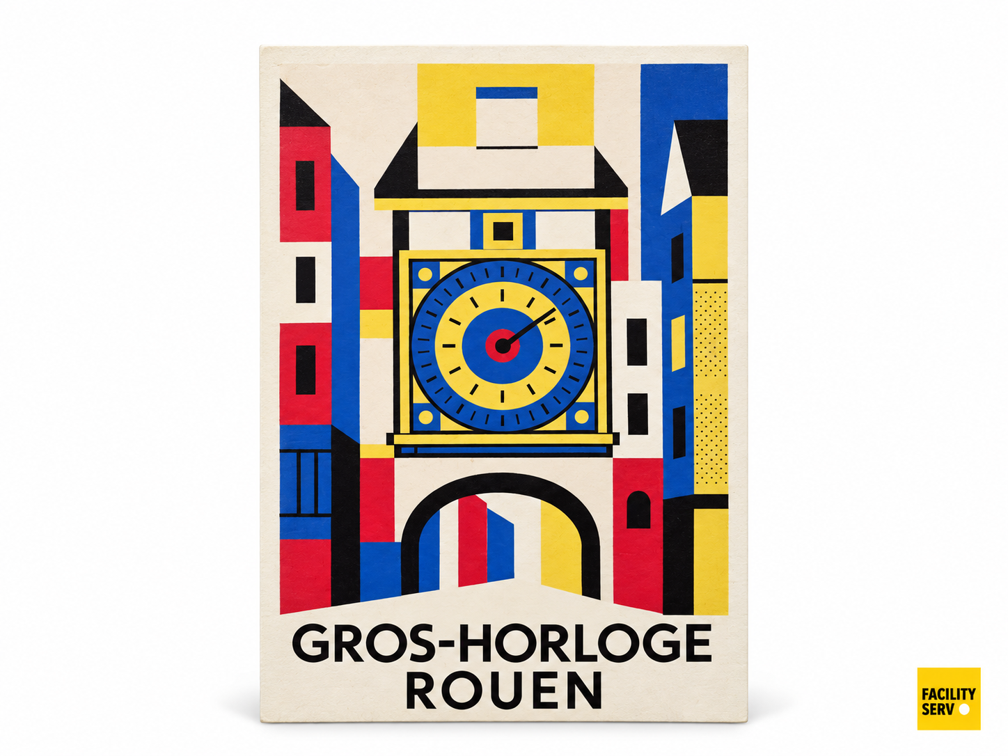 Collection de cartes postales « La Normandie » — Collection Bauhaus — Gros horloge