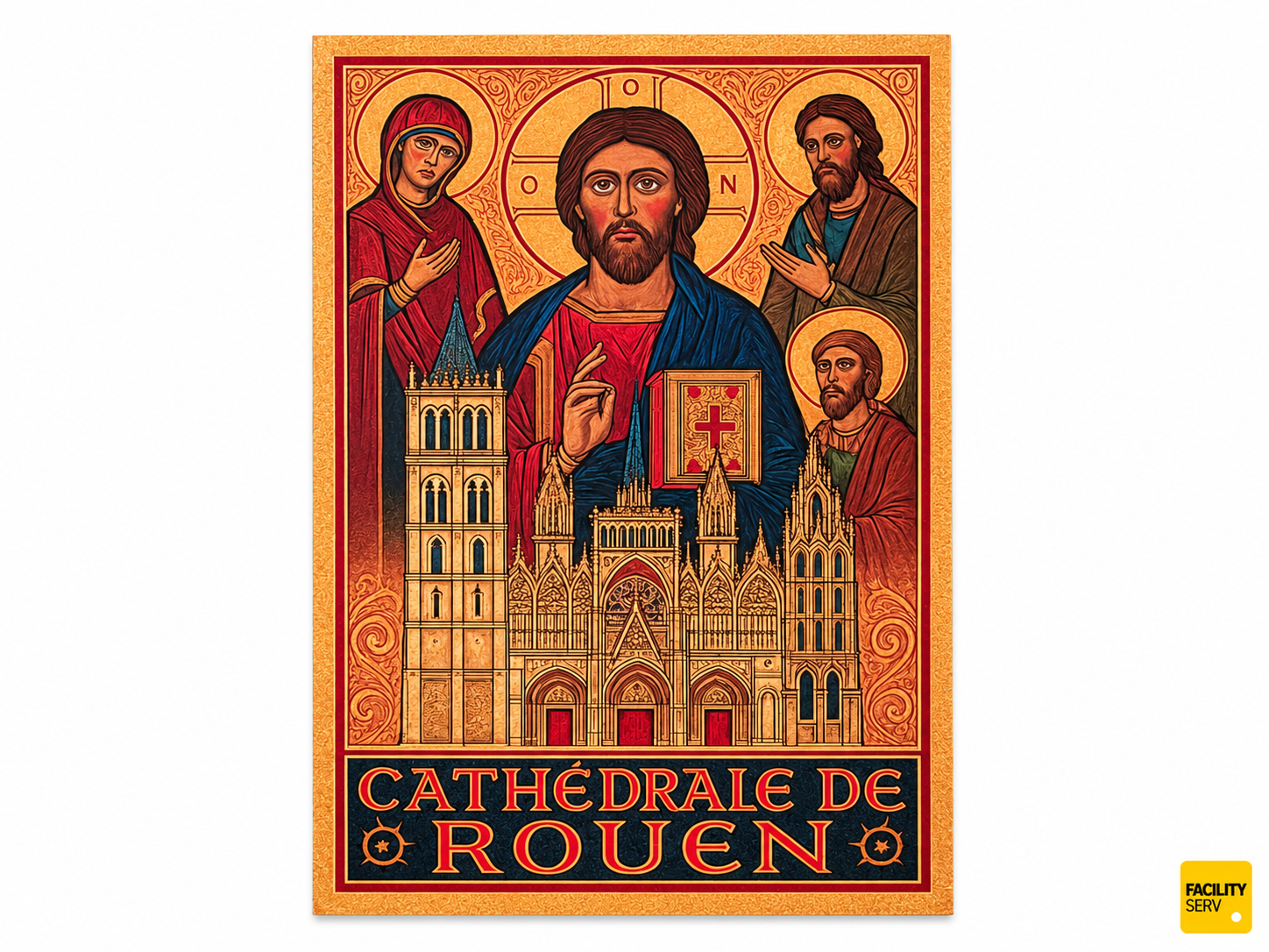 Collection de cartes postales « La Normandie » — Collection d’inspiration byzantine — Cathédrale