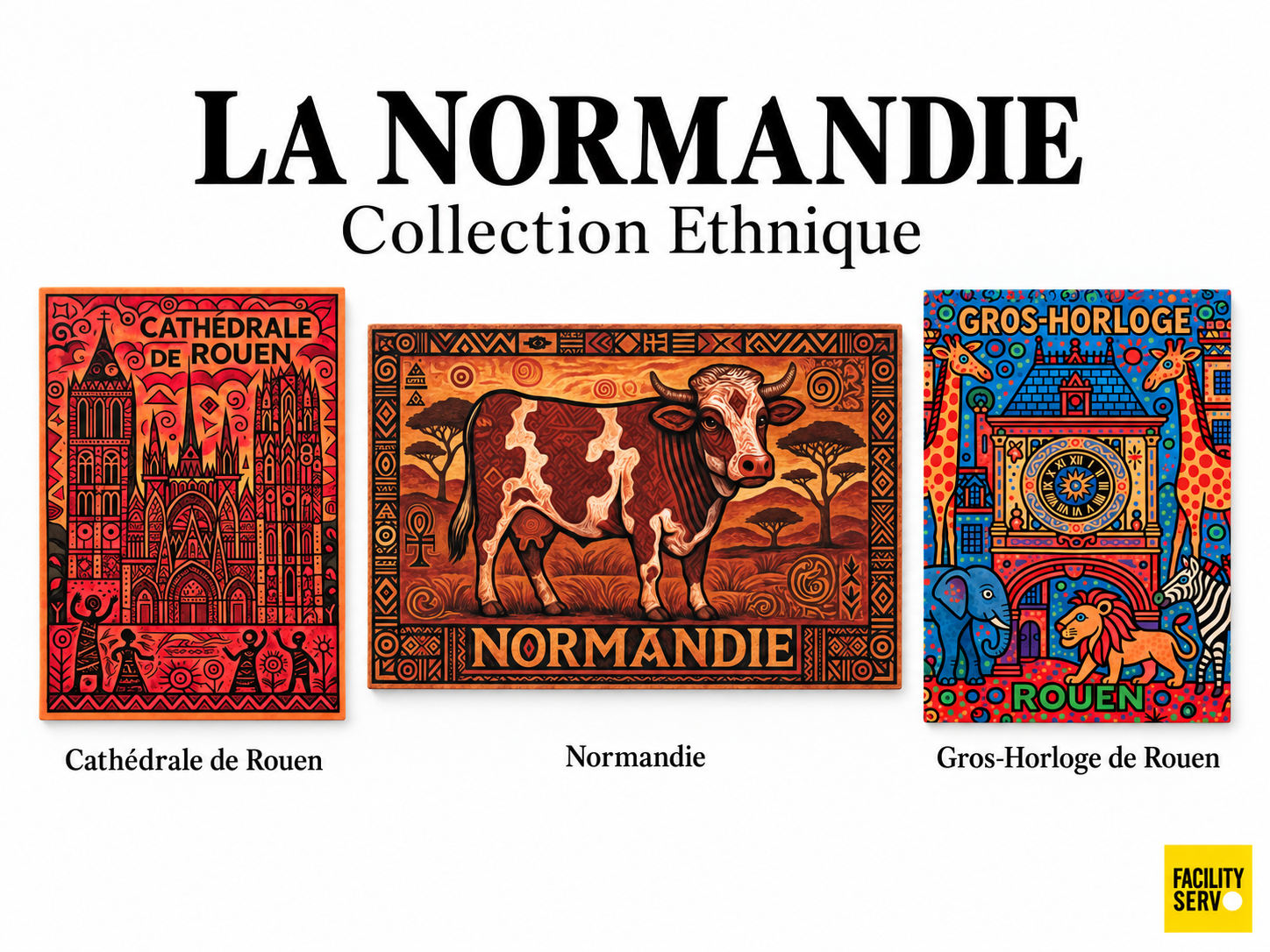 Collection de cartes postales « La Normandie » — Collection Ethnique — 3 modèles