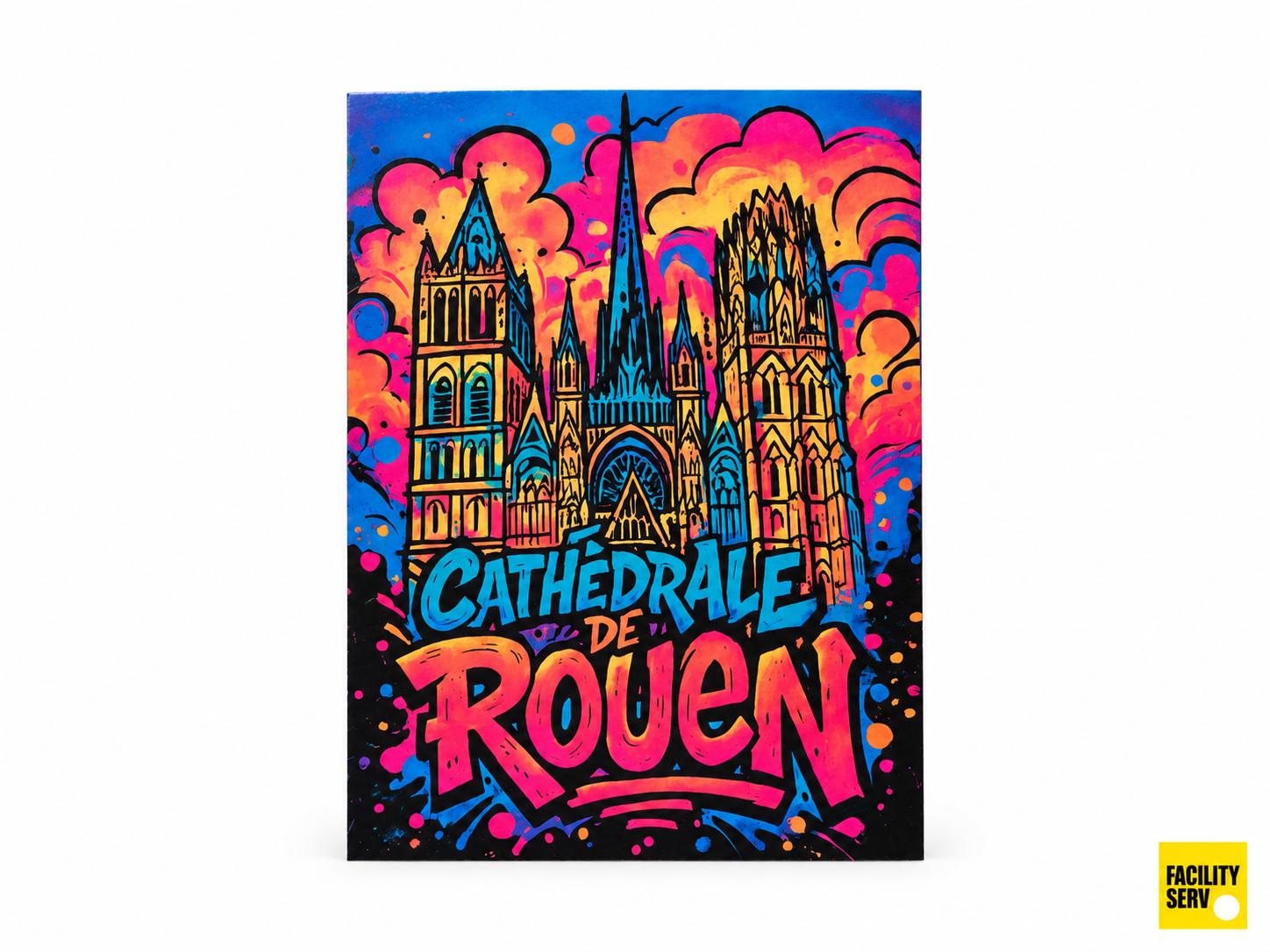 Collection de cartes postales « La Normandie » — Collection Graffiti — Cathédrale