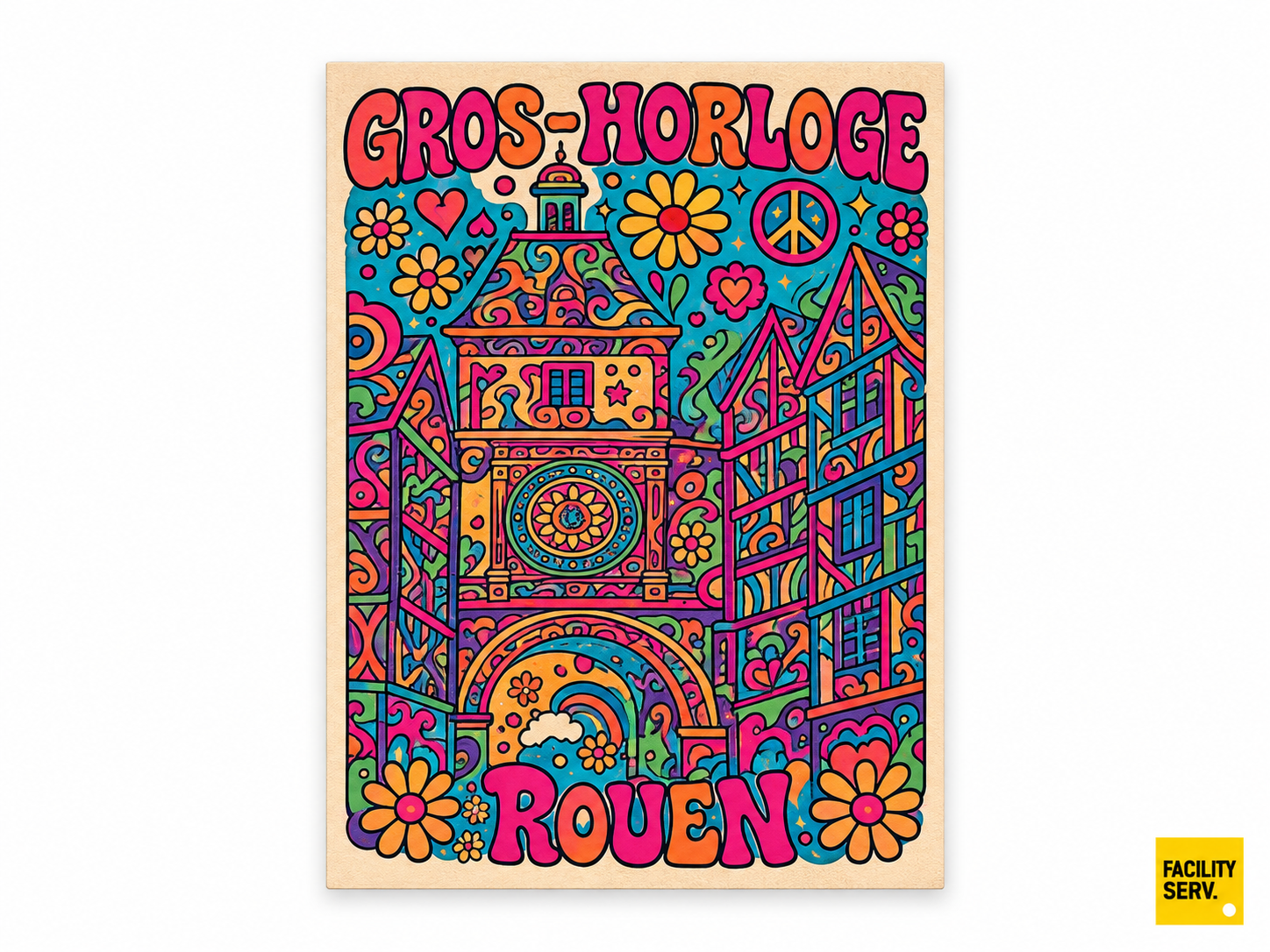 Collection de cartes postales « La Normandie » — Collection Hippie — Gros-Horloge