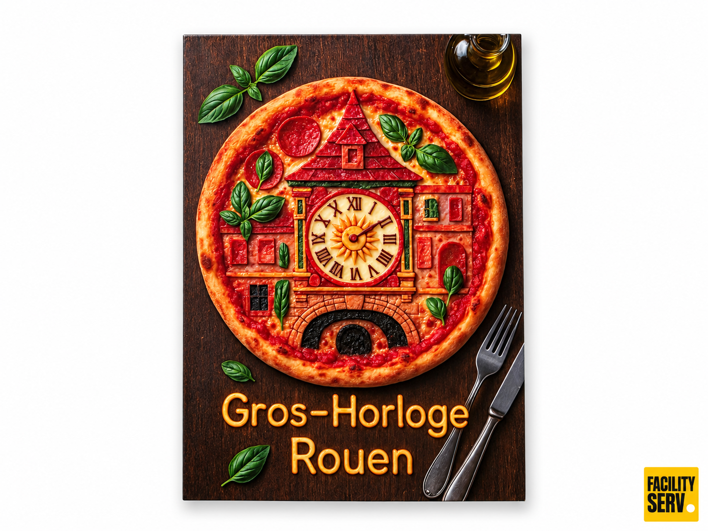 Collection de cartes postales « La Normandie » — Collection Pizza — Gros-Horloge