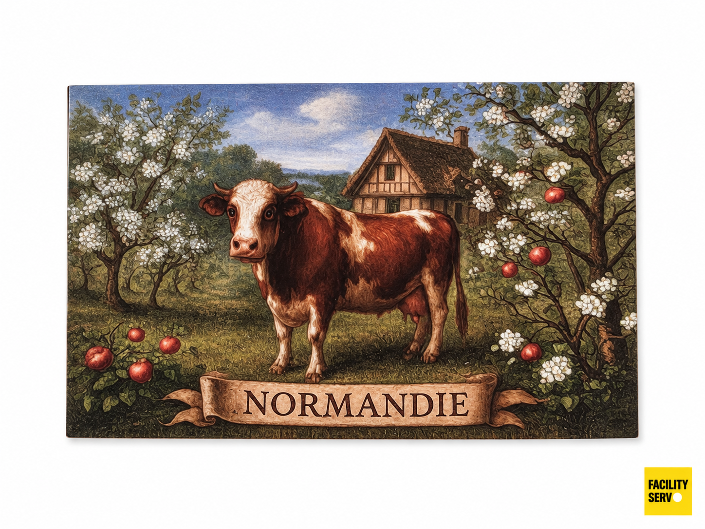Collection de cartes postales « La Normandie » — Collection Renaissance — Vache