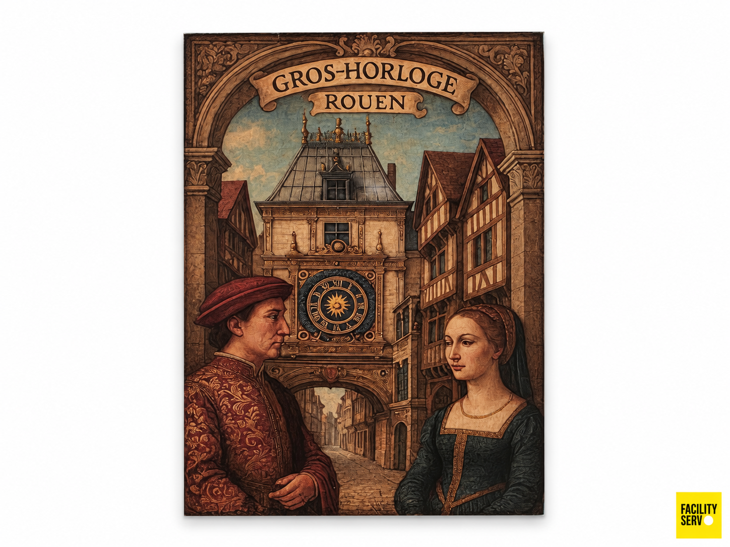 Collection de cartes postales « La Normandie » — Collection Renaissance — Gros-Horloge