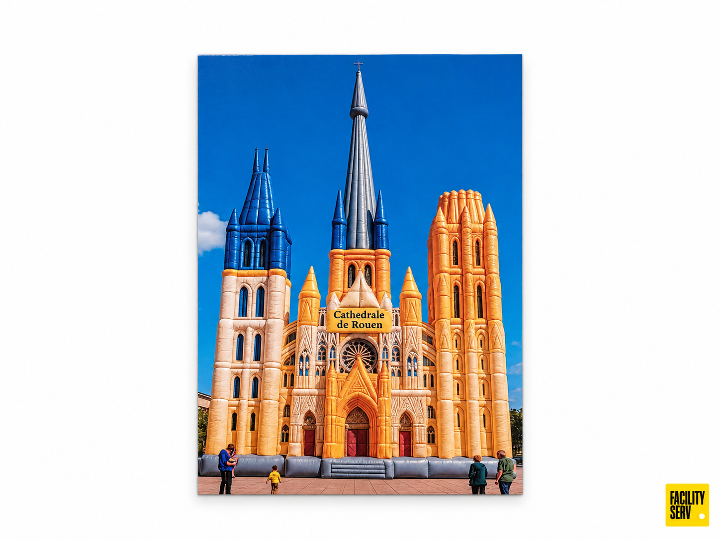 Collection de cartes postales « La Normandie » — Collection Structure gonflable — Cathédrale
