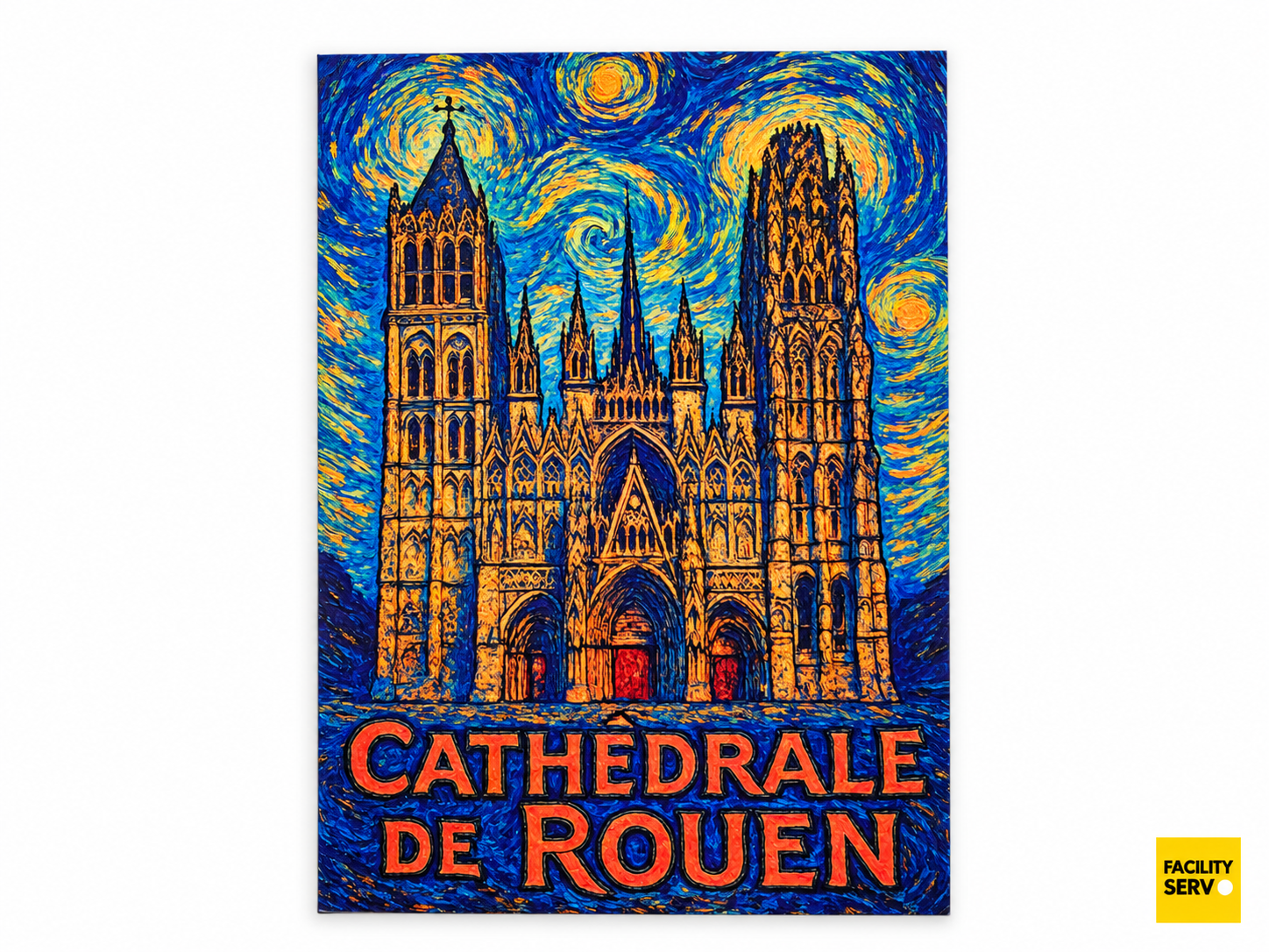 Collection de cartes postales « La Normandie » — Collection Van Gogh — Cathédrale