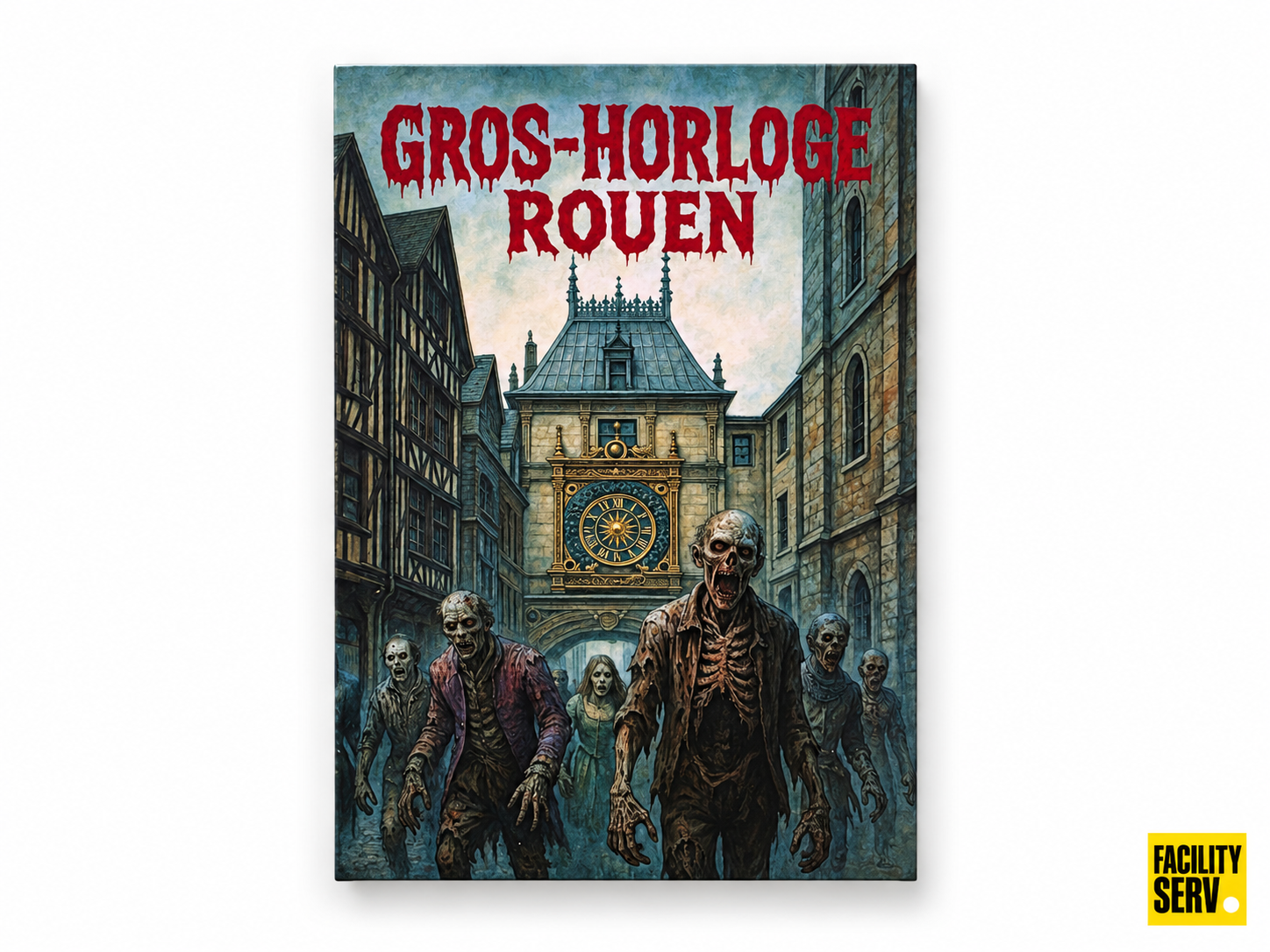 Collection de cartes postales « La Normandie » — Collection Zombie — Gros-horloge