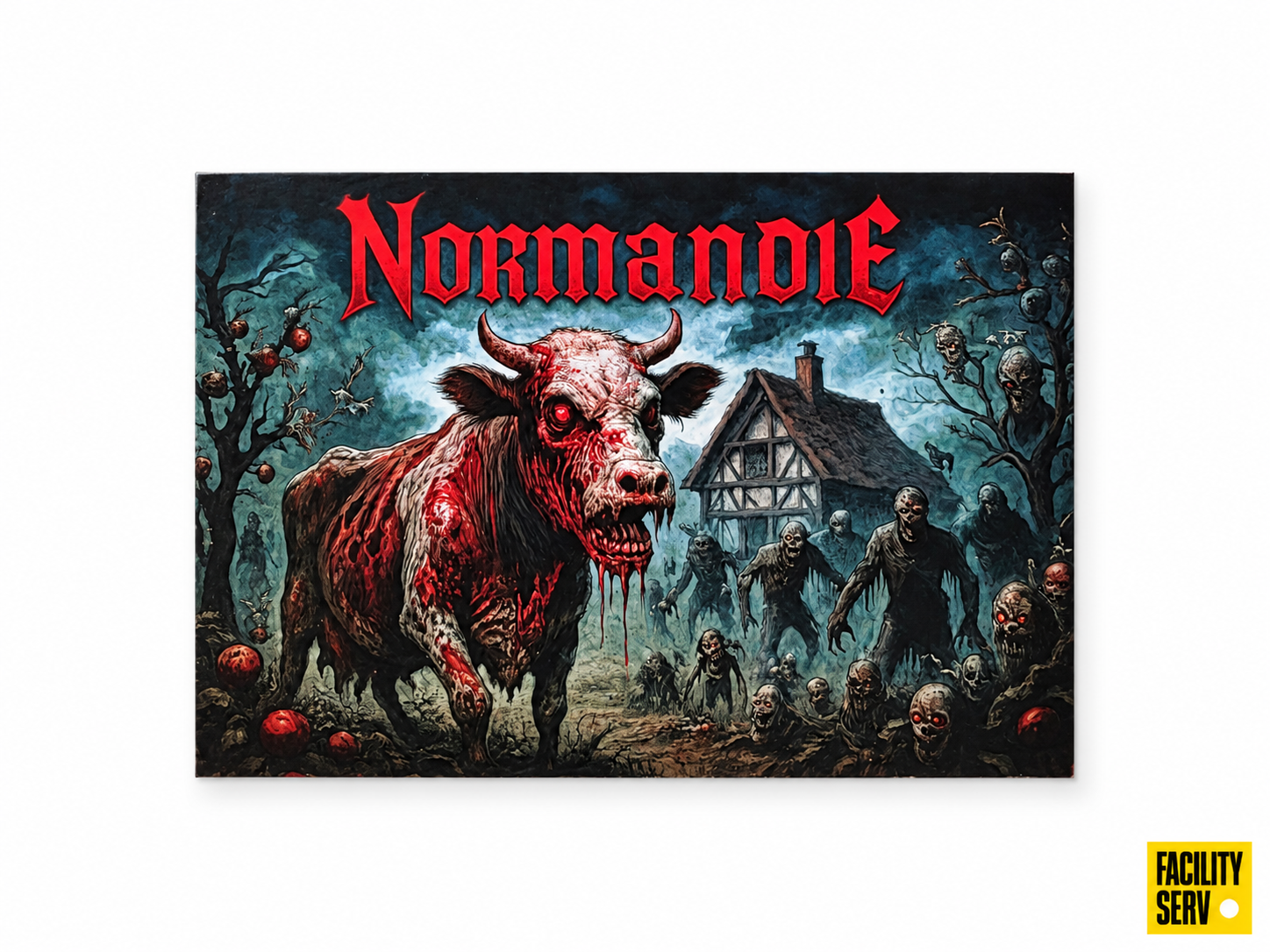 Collection de cartes postales « La Normandie » — Collection Zombie — Vache