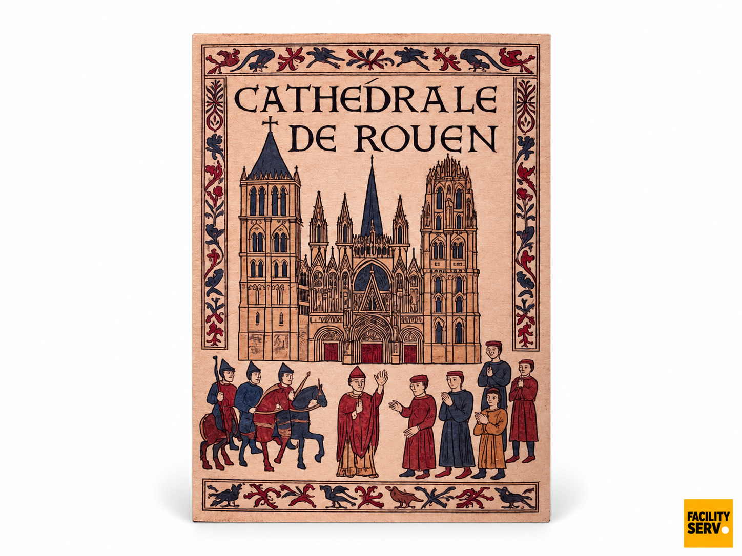 Collection de cartes postales « La Normandie » — Inspiration Tapisserie de Bayeux — Cathédrale