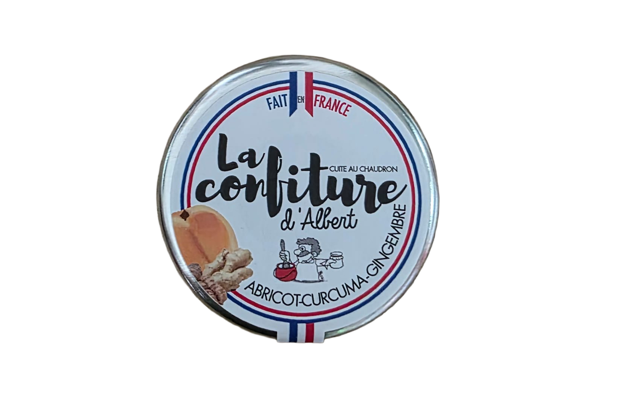 Confiture BIO Abricot, Curcuma & Gingembre 30g – La Confiture d’Albert