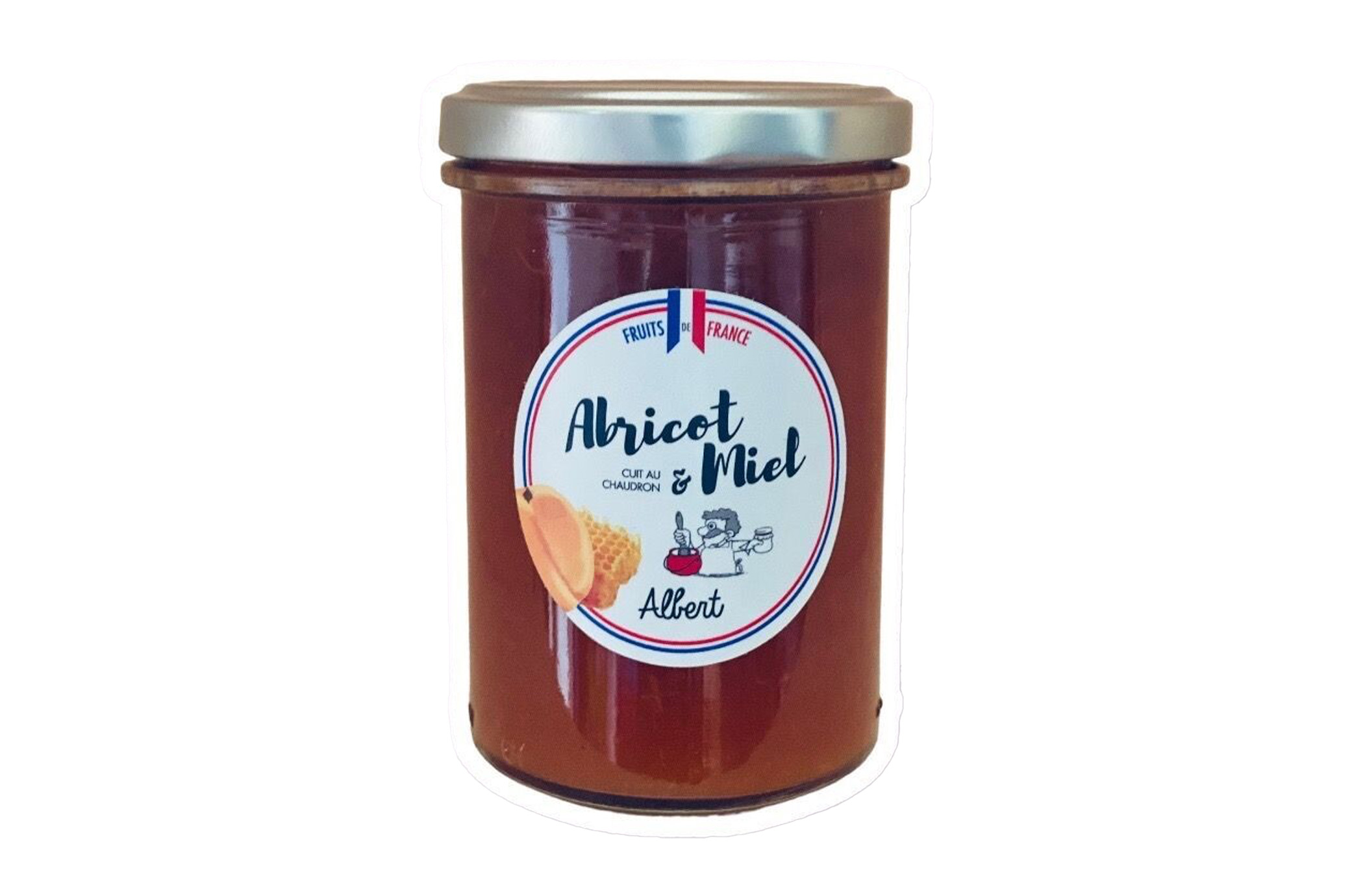Confiture BIO Abricot & Miel 230g (Les confitures d'Albert)